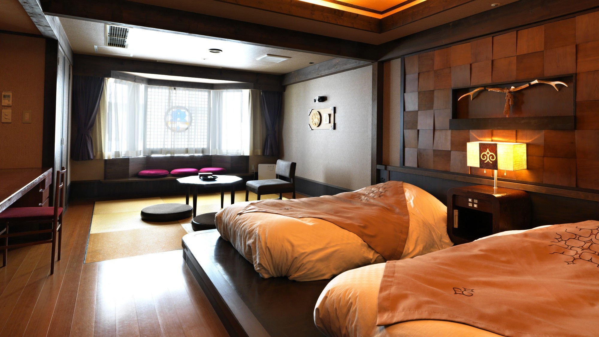 [Main building/Rera] Japanese-Western room/Japanese relaxation and Western functional beauty combined with the theme of Akan locality *Image