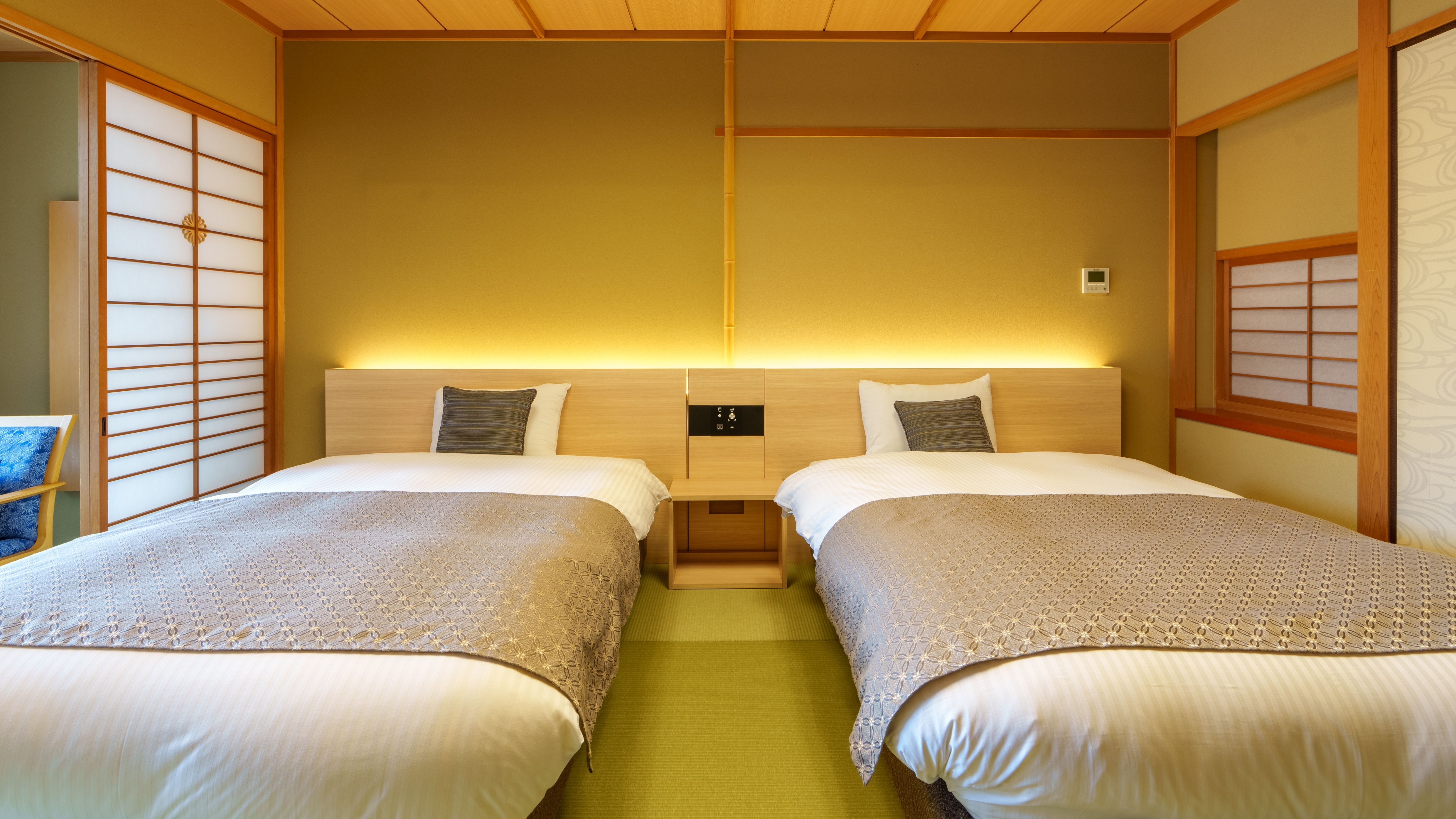 [Chomontei] Japanese-style room with twin beds/Ocean view