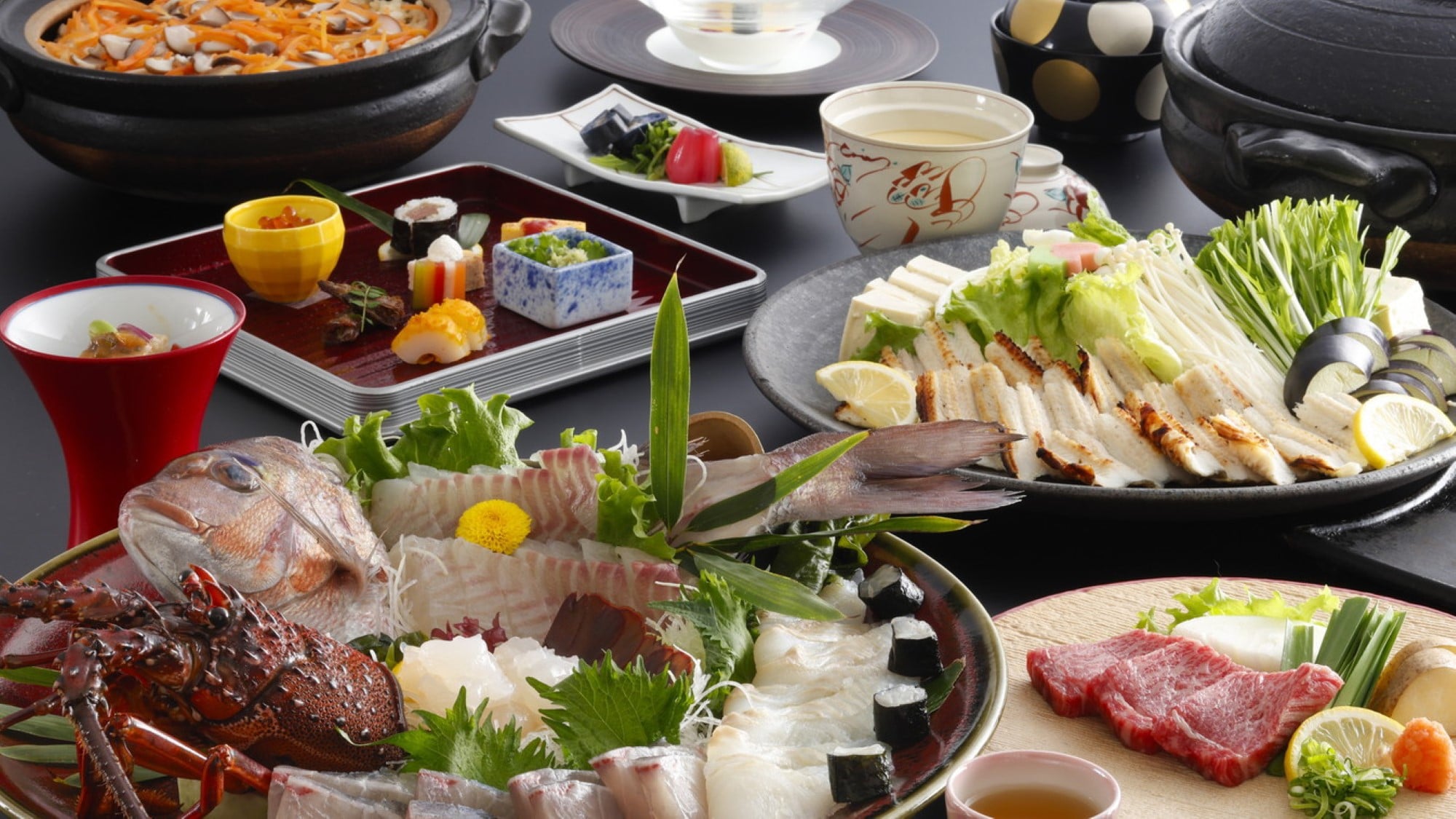 Awaji Beef Teppanyaki "Seafood Kaiseki"