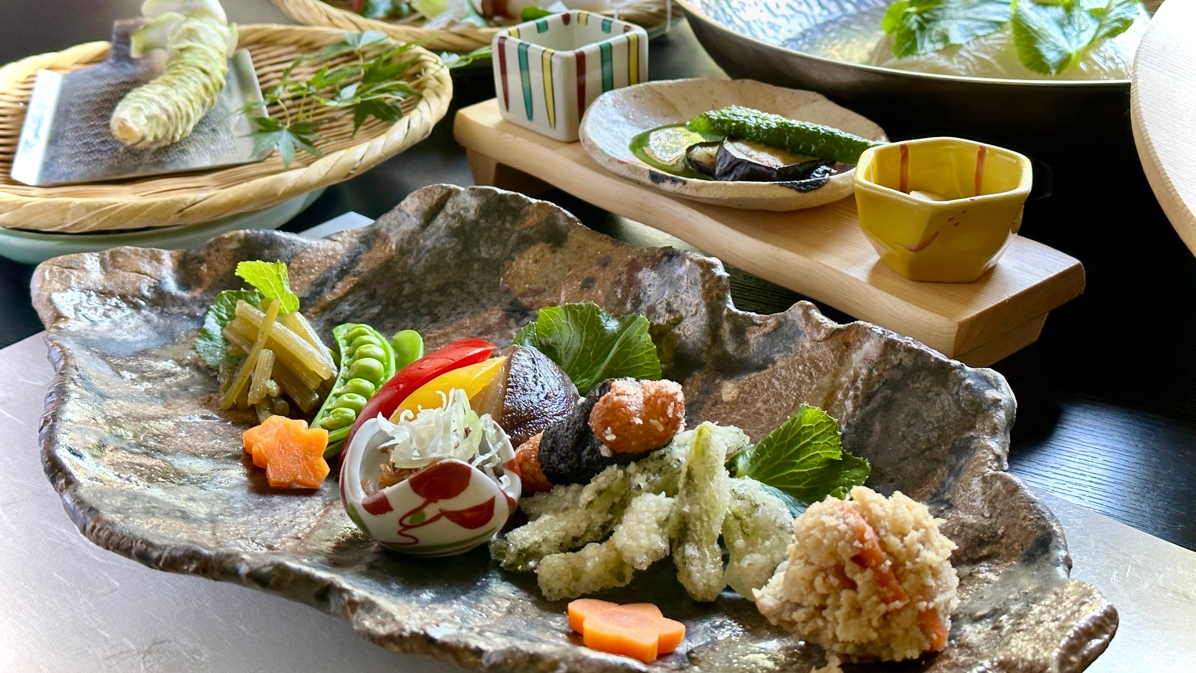 Cuisine made with plenty of local ingredients