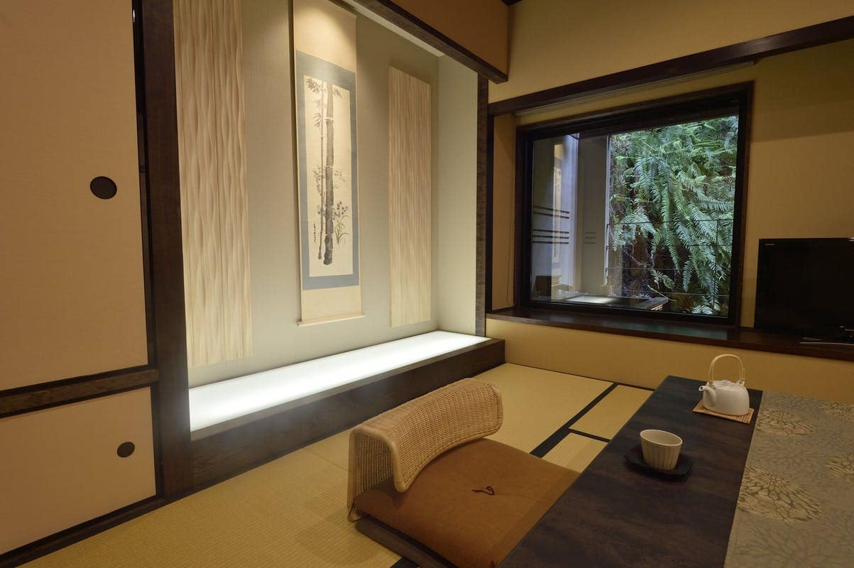 Guest room with open-air bath] Mountain terrace (Japanese-style room)