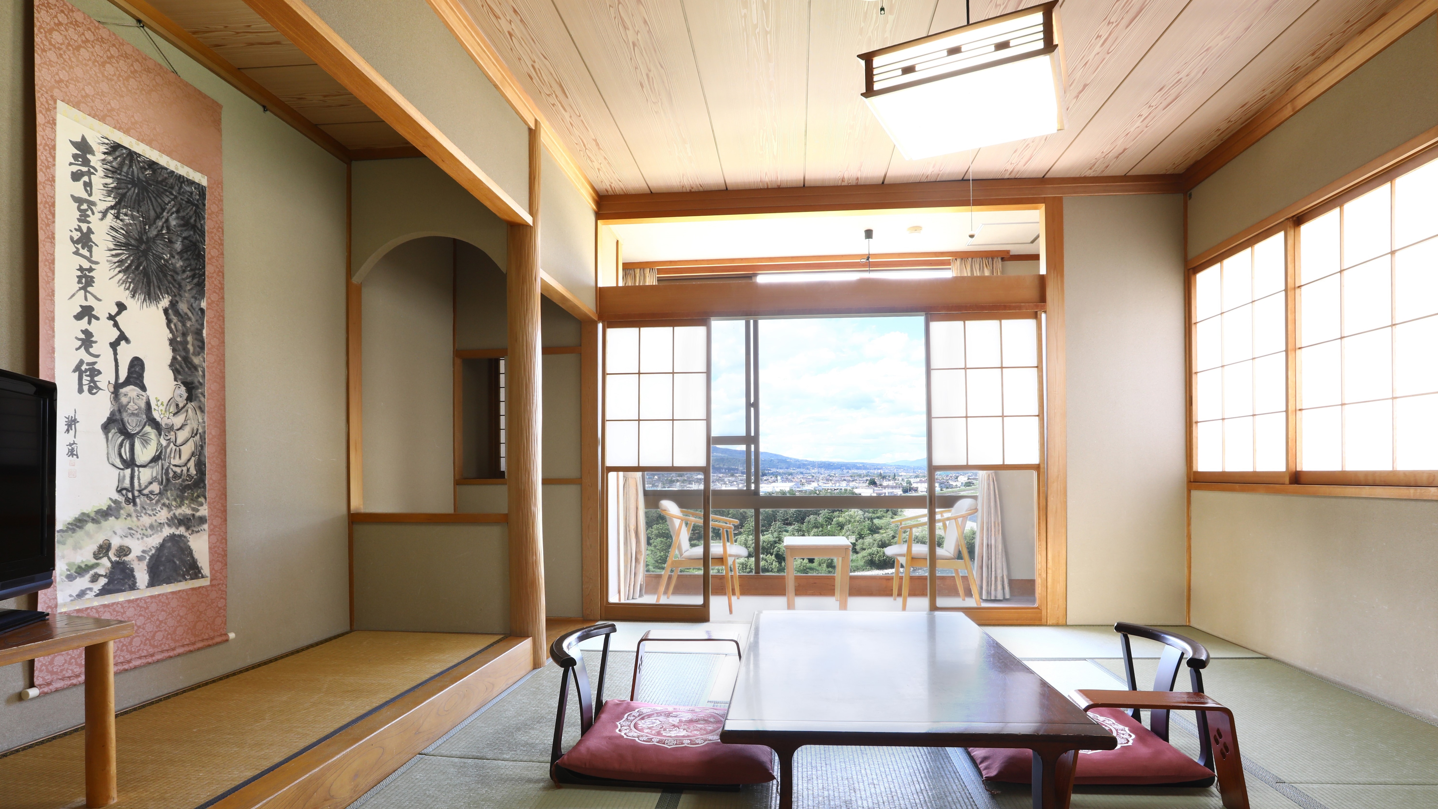 ■ Standard Japanese-style room (8-12 tatami mats, out bath) Enjoy the hot springs unique to Yoshinotei.