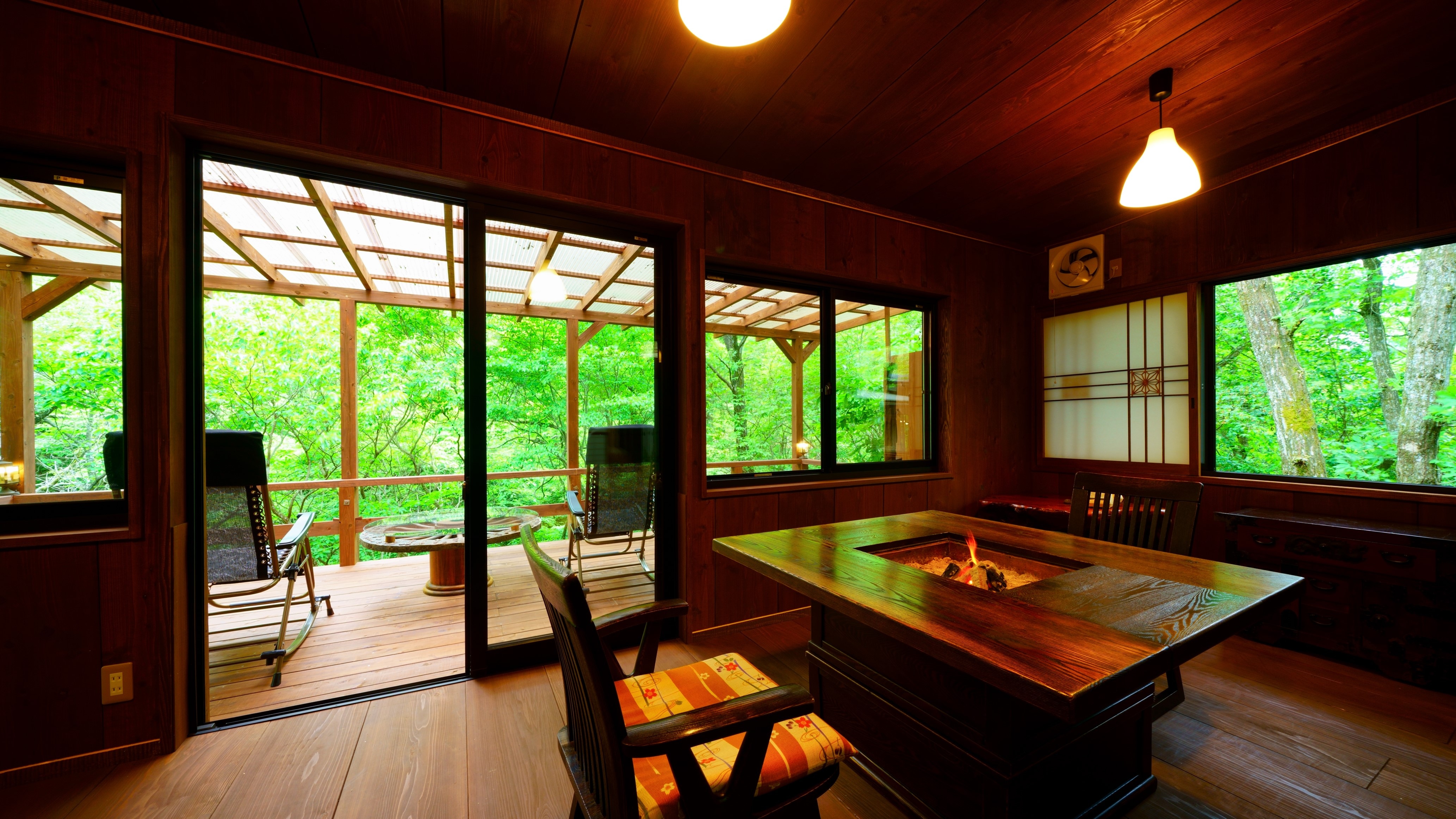 Phòng đặc biệt "Shikisai" phòng ăn cho khách