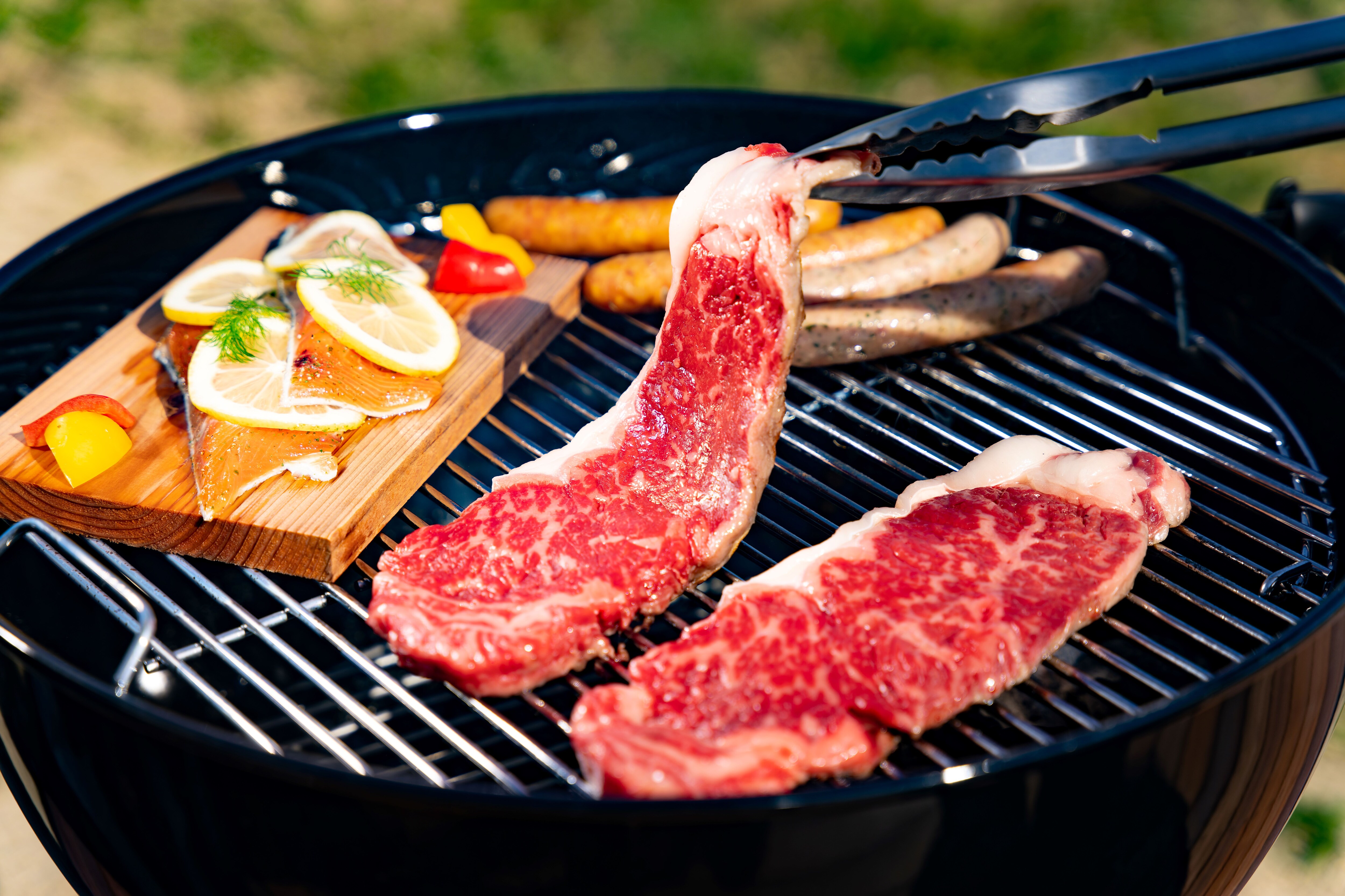 Try grilling it on a BBQ grill!