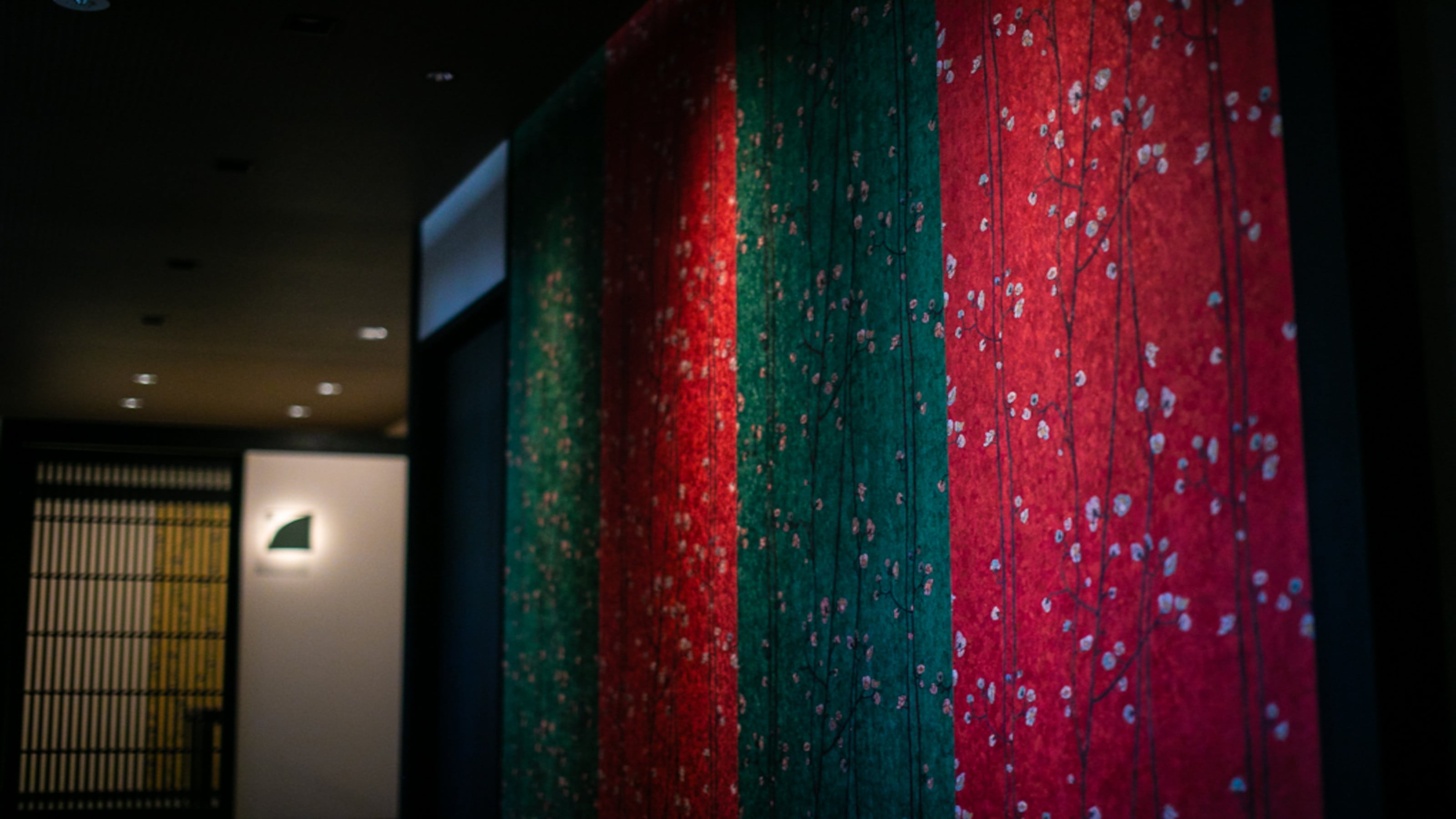 [Private Dining Ayame] Hall design wall