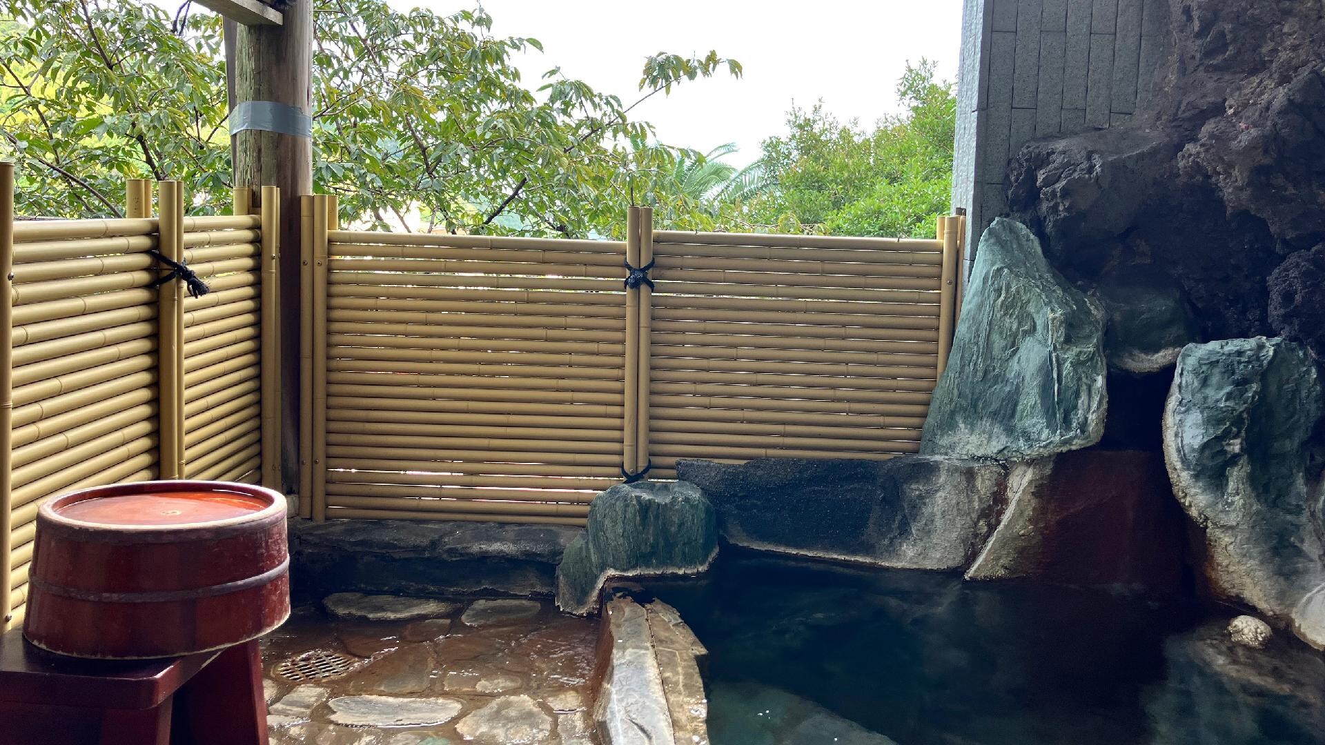 附露天浴池的客房範例