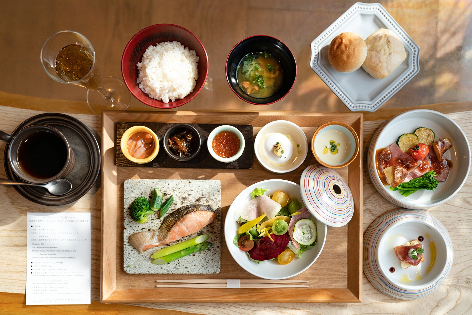 KNOT's orb breakfast (example)
