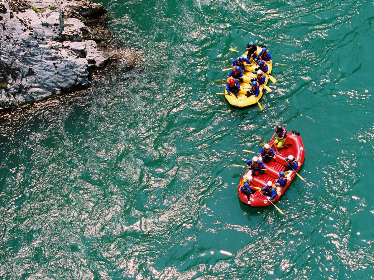 Rafting landscape