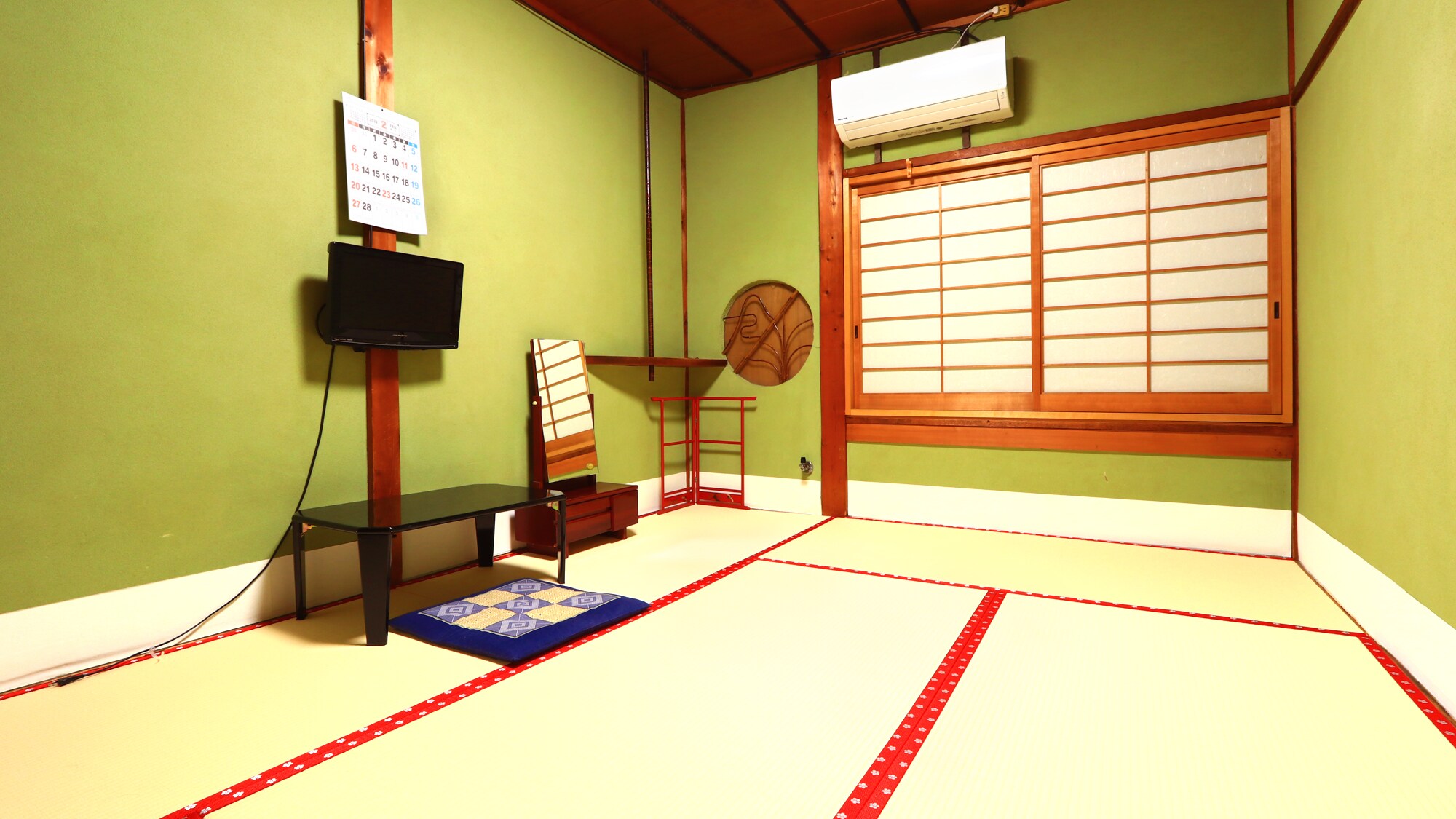 Each room has a different atmosphere.