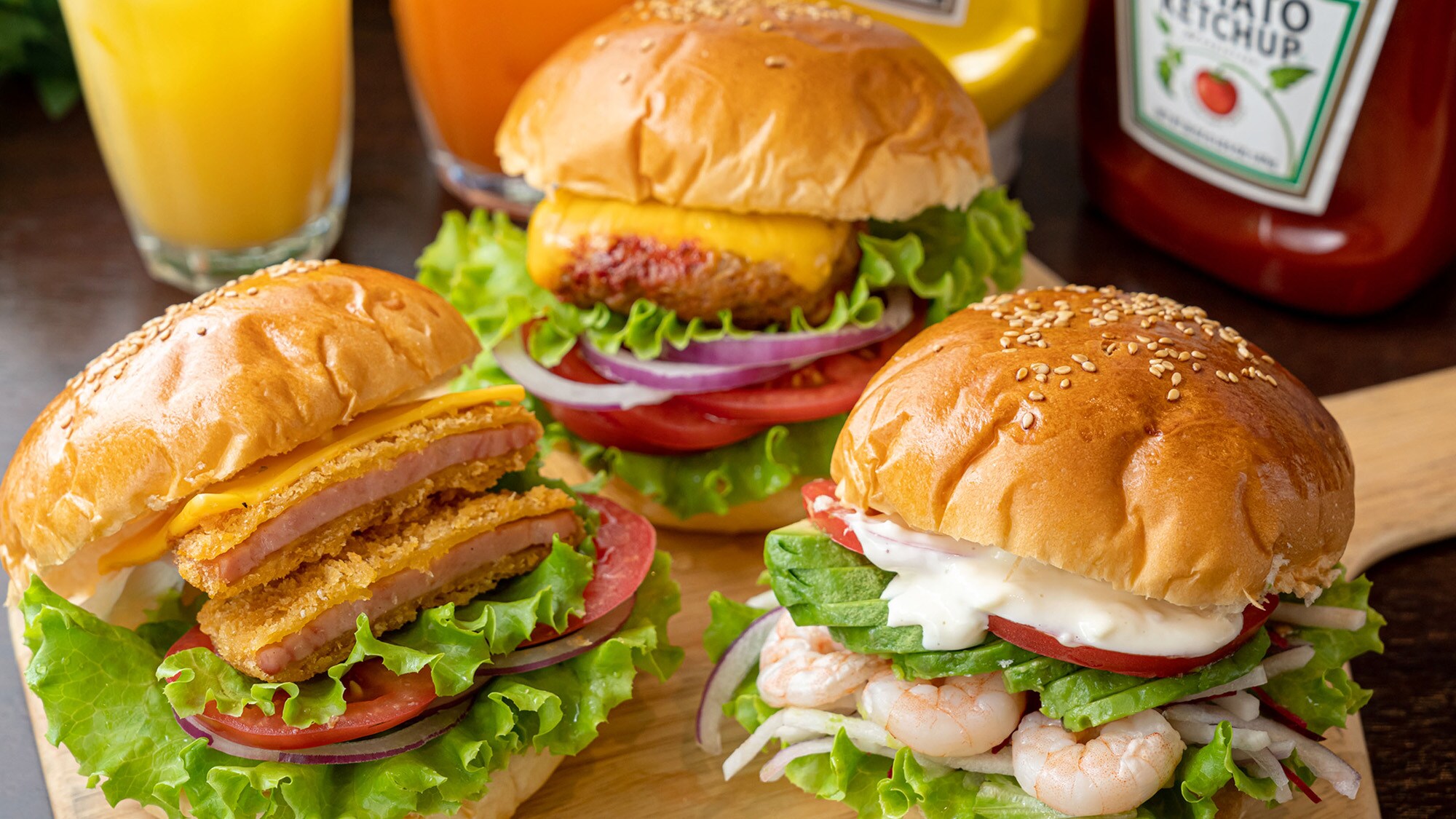 [Prasmanan sarapan] Buat hamburger Anda sendiri