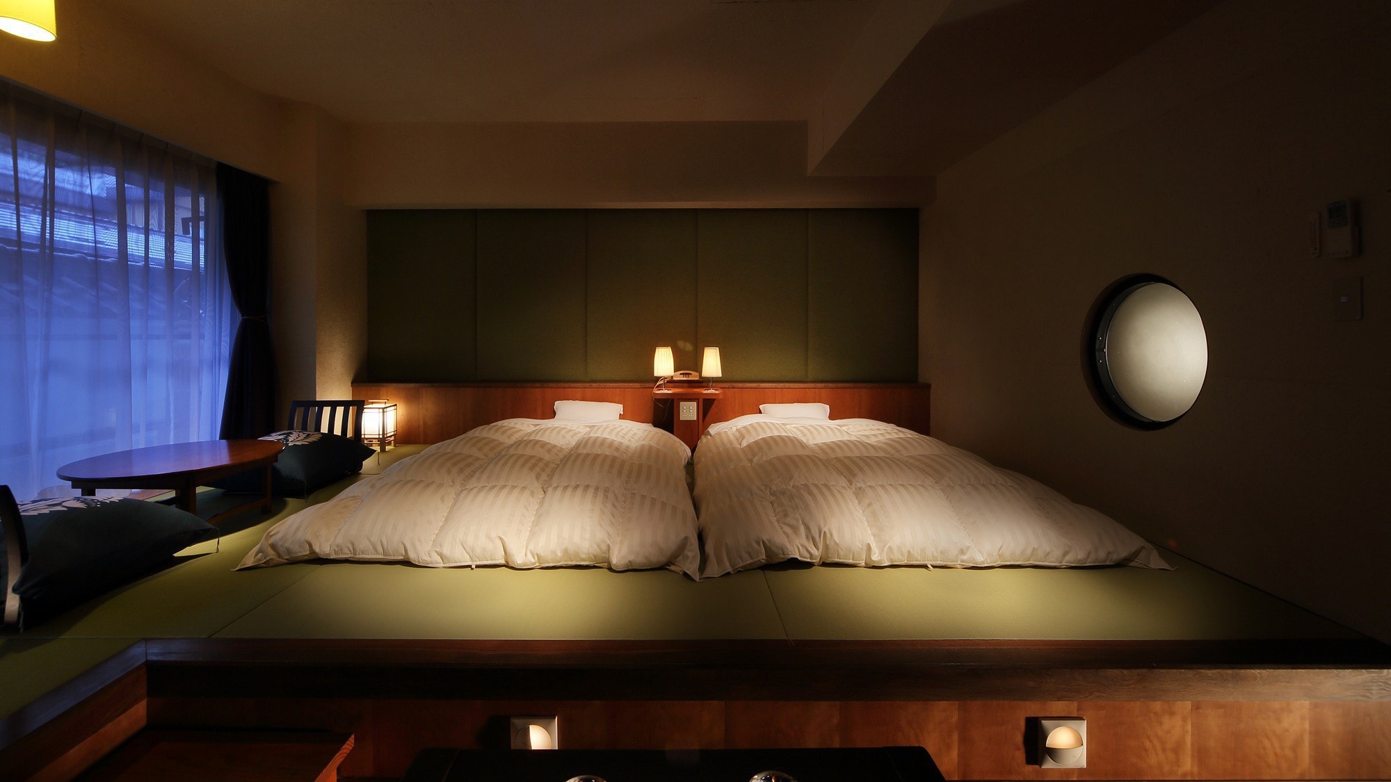 【日式现代房】这间深受情侣和情侣欢迎的房间，可以享受更高档次的双床房。