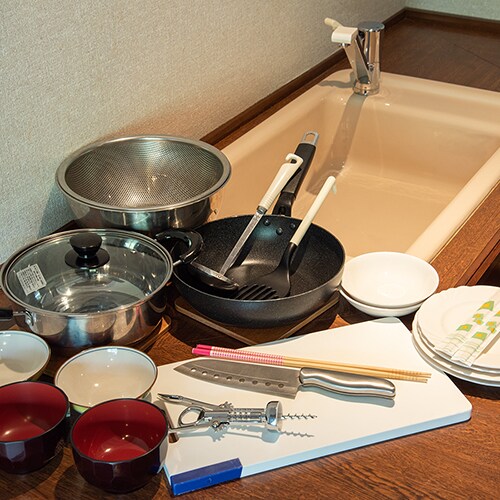 *[Family Room] Simple cooking is also possible in the room.