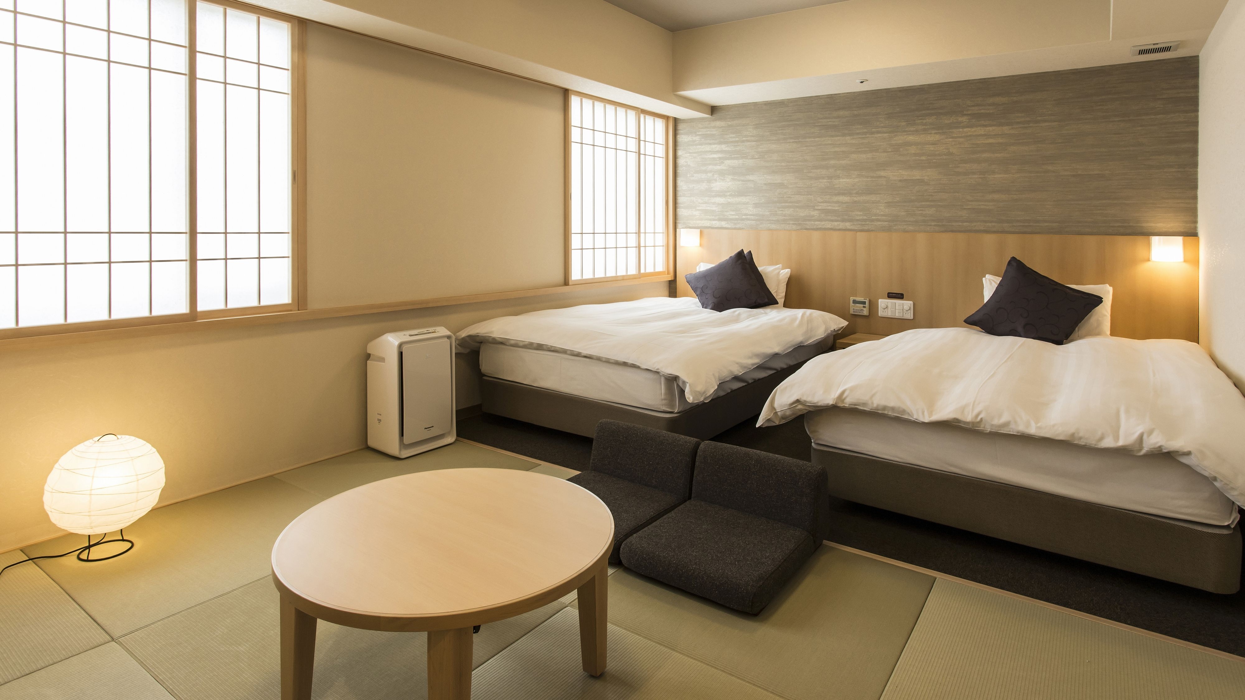 [Non-smoking] Japanese and Western rooms (1200 & times; 2050 2 units) 29.7㎡ ◇ Simmons bed complete