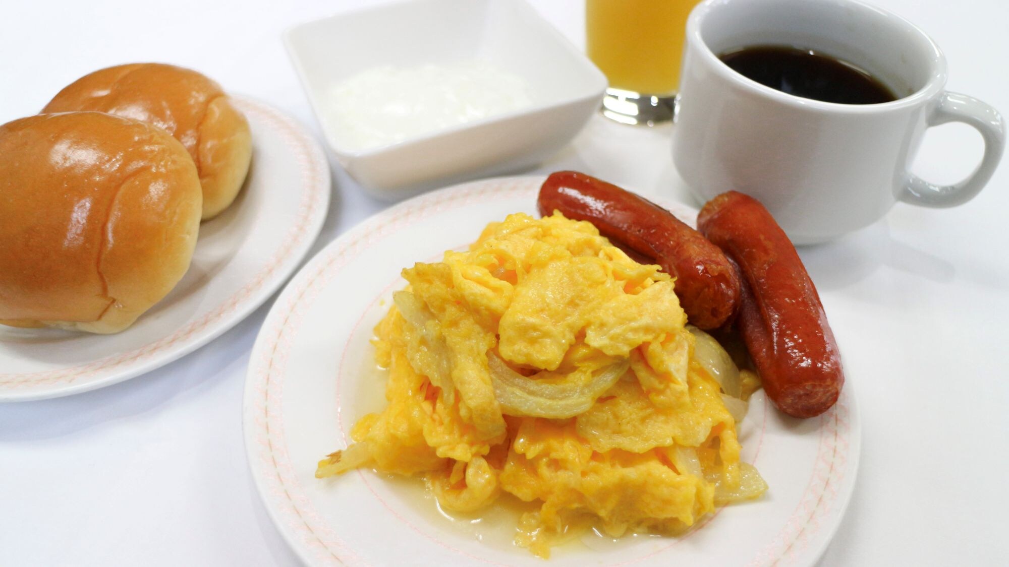 Breakfast example) Western set meal