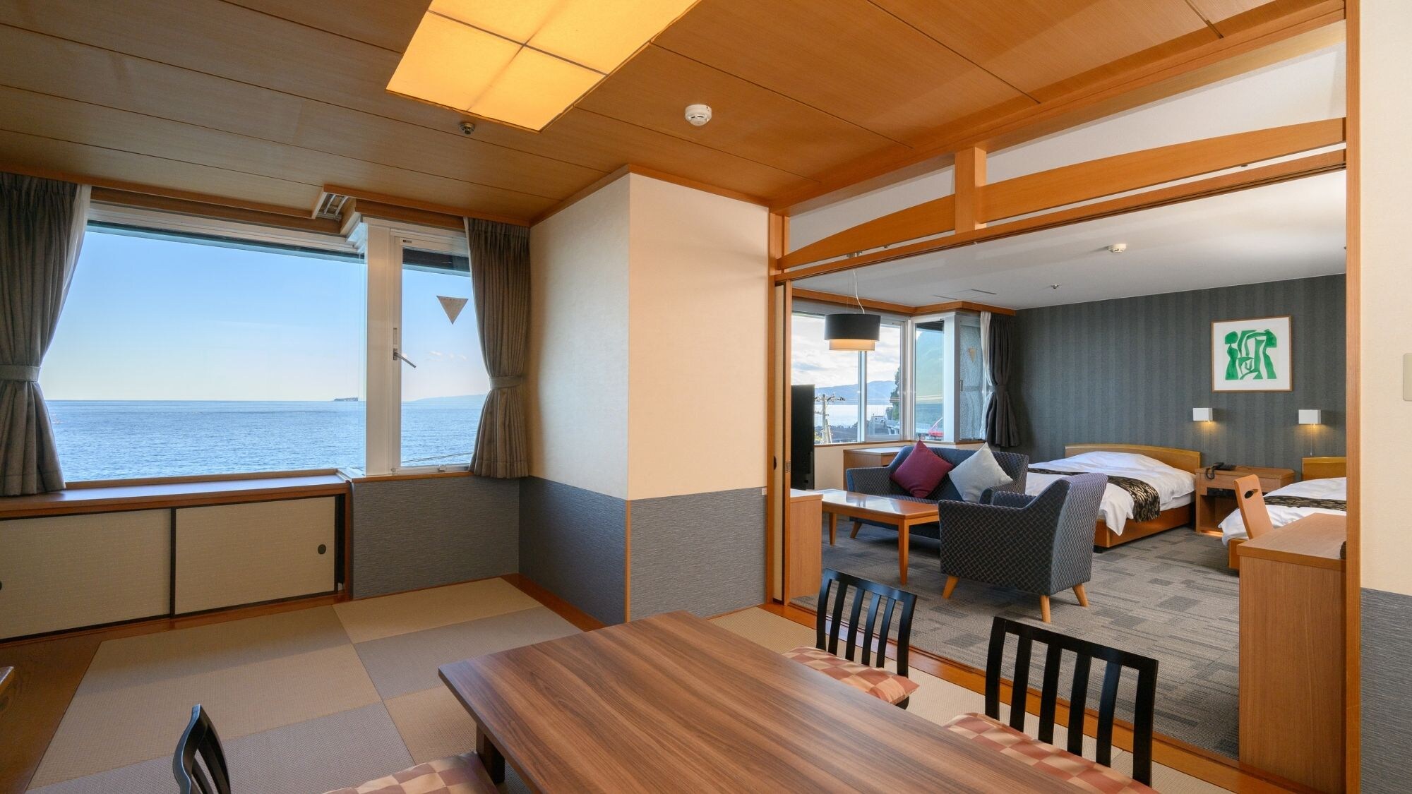 Kamar bergaya Jepang-Barat