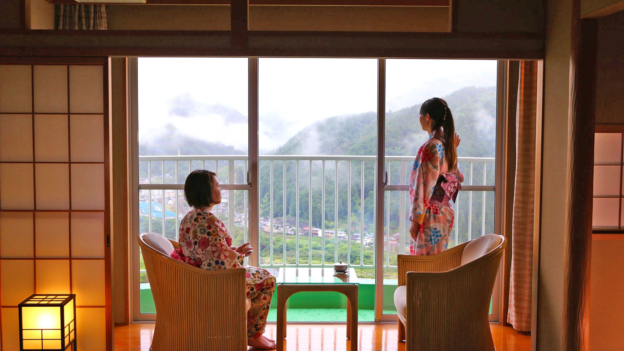 You will be healed by the view of the mountains from your room