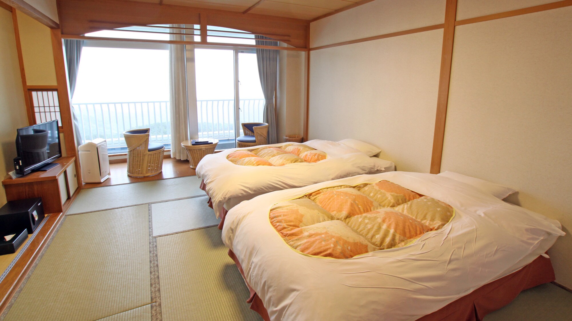 [No pets allowed] Standard Japanese-style room (twin beds) 3 rooms