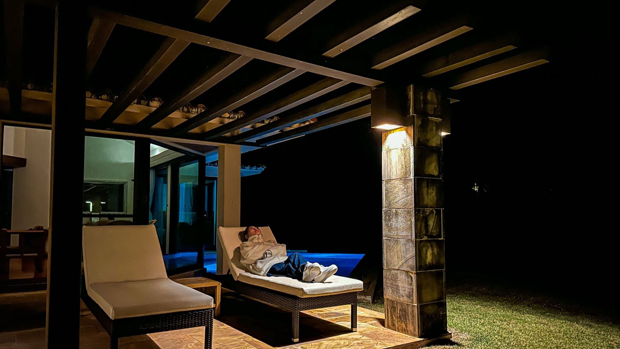 [Deluxe Cottage] Spend a luxurious time looking at the perfect starry sky.