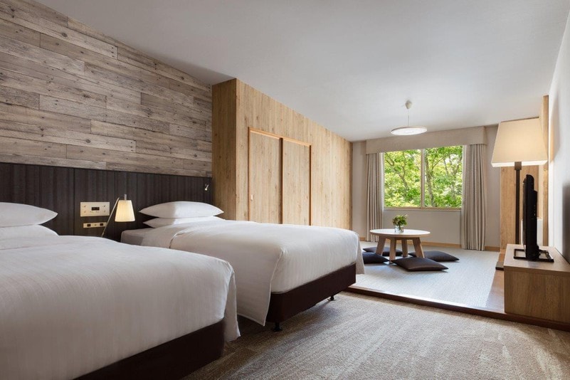 Kamar Superior bergaya Jepang-Barat
