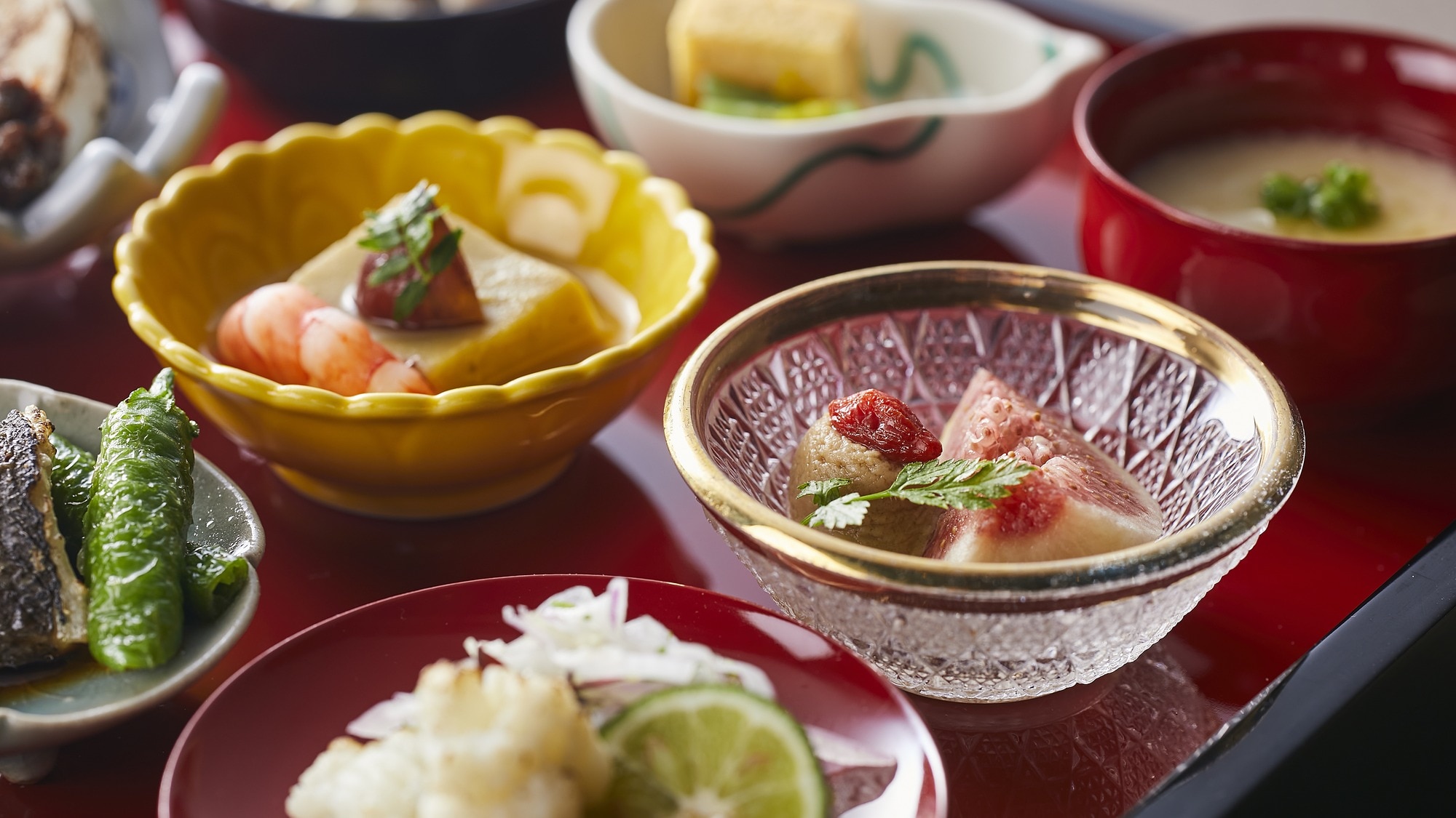 【終極/特選/地方特色懷石料理】秋季（2026年9月-11月）開胃菜【太鼓禪】兵庫縣九道特色菜拼盤 03