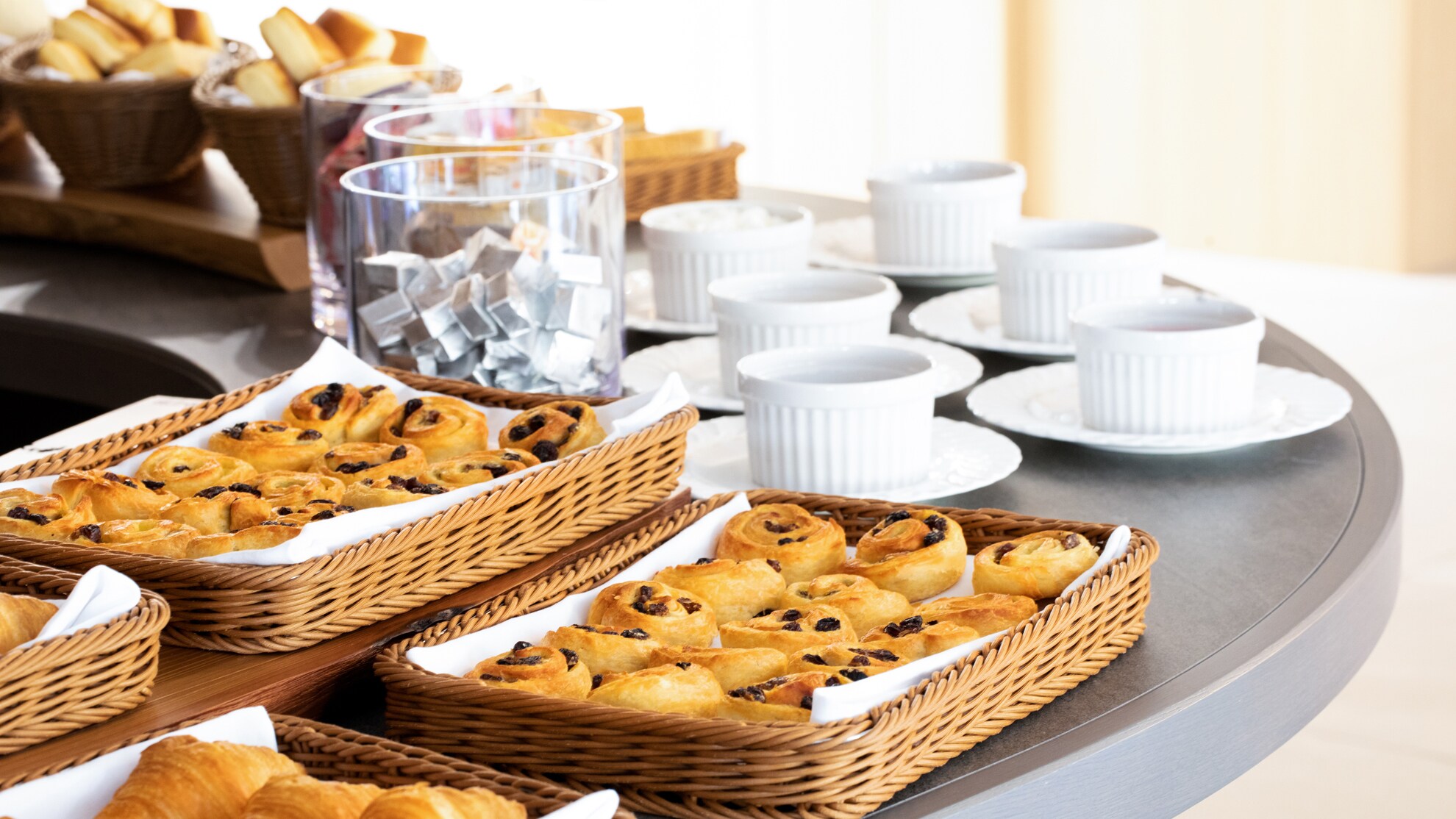 Breakfast: Various breads