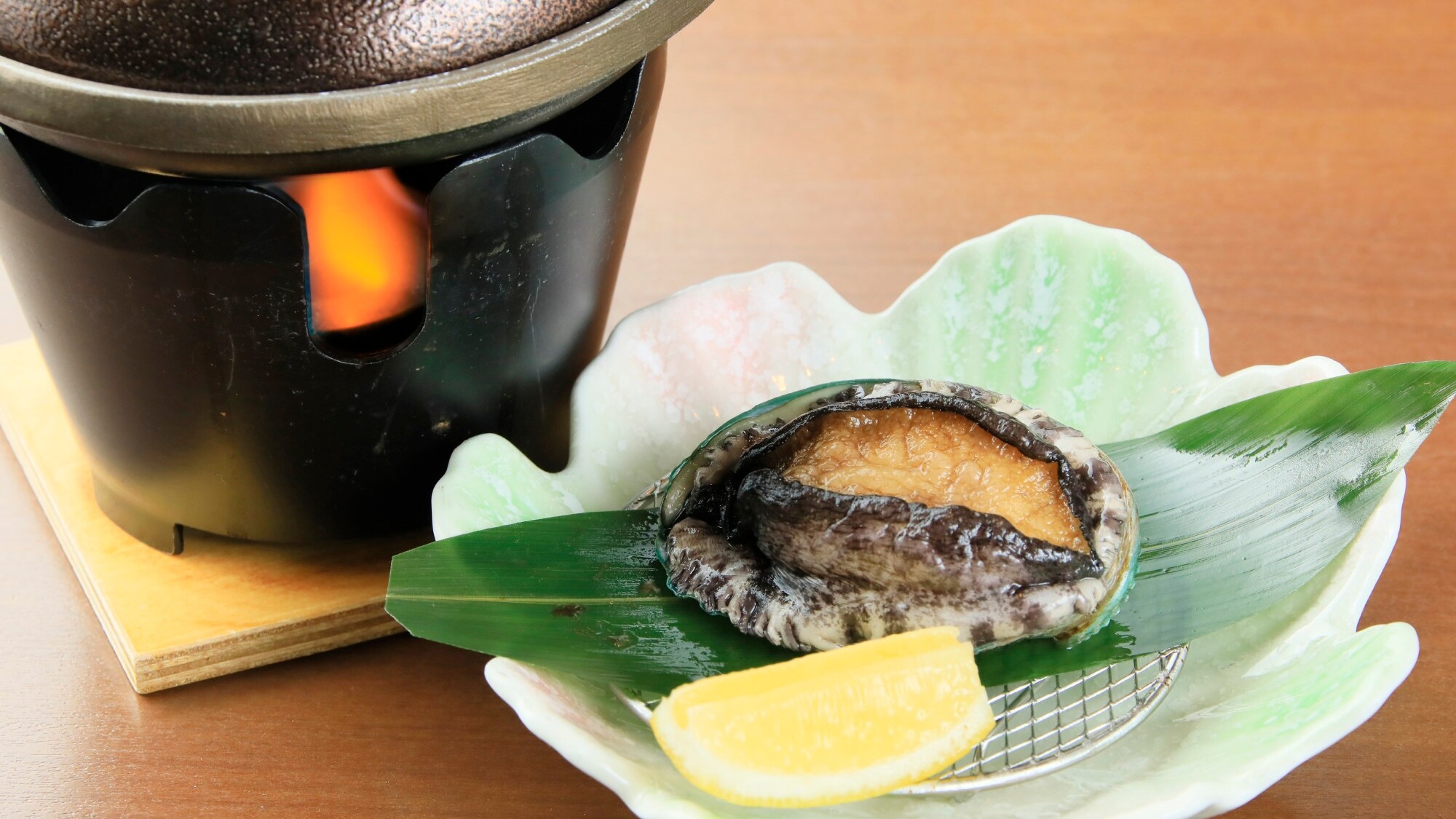 Grilled abalone *One example