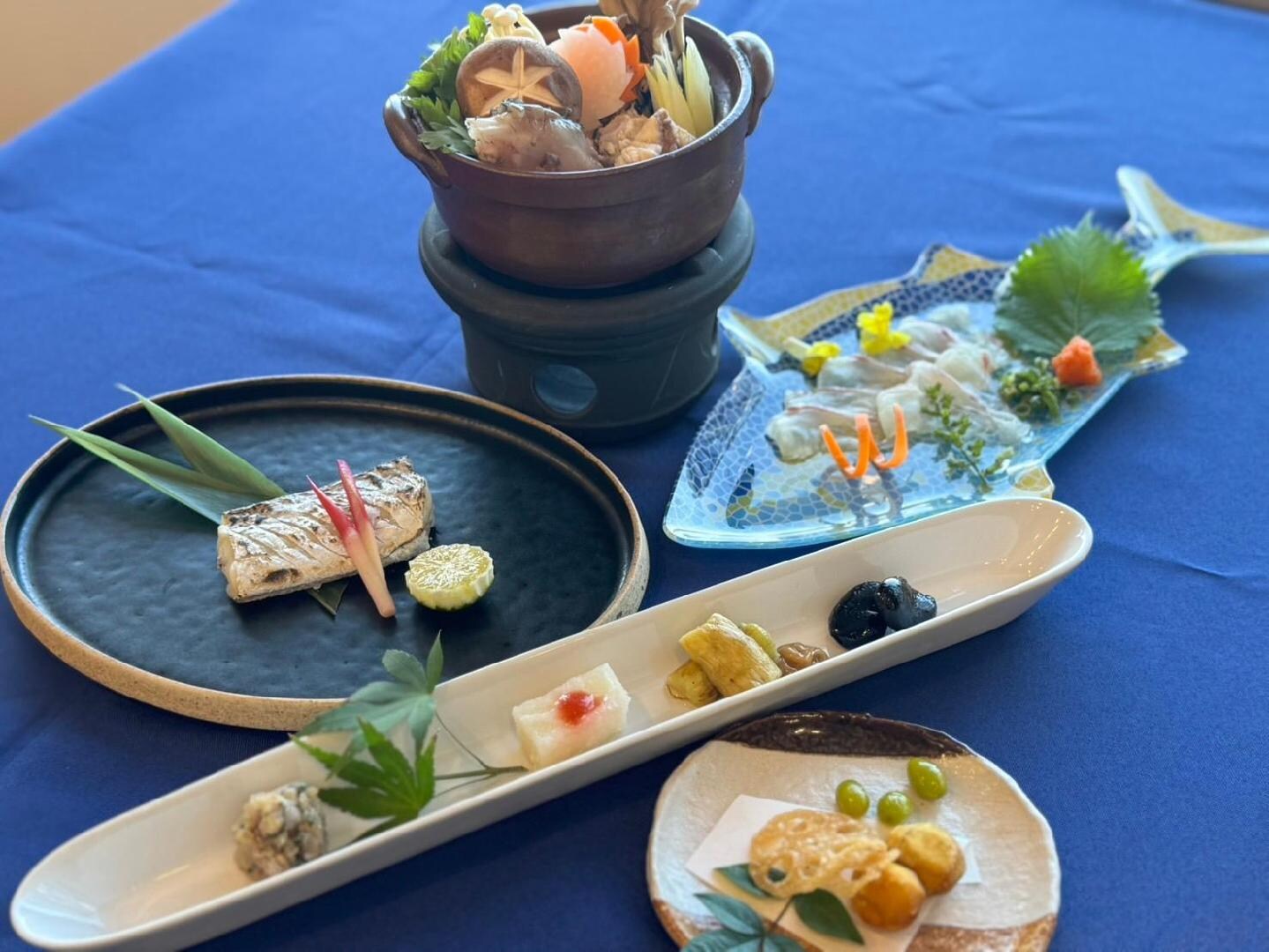 【晚餐範例】讓您盡享駿河灣的豐盛物產的半懷石料理晚餐