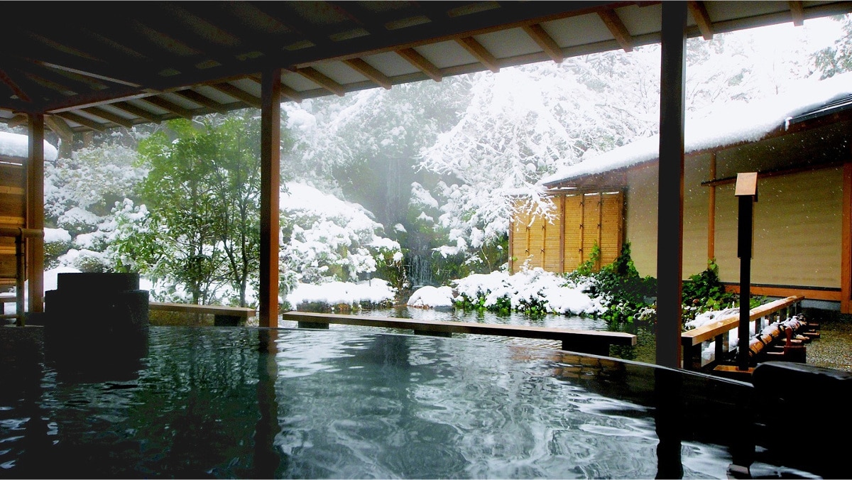 s水心鏡雪景色