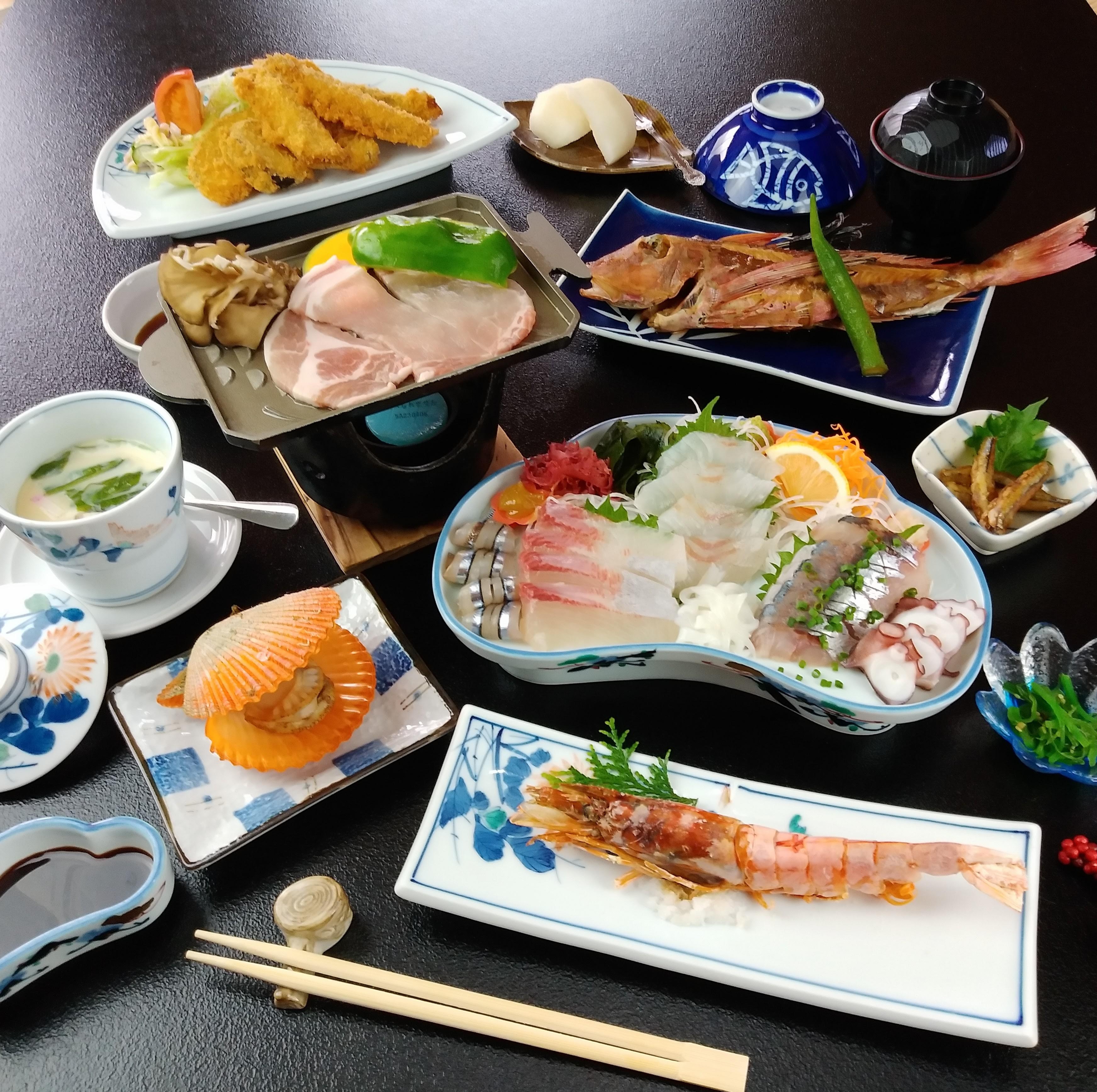 An example of a big catch gozen dish
