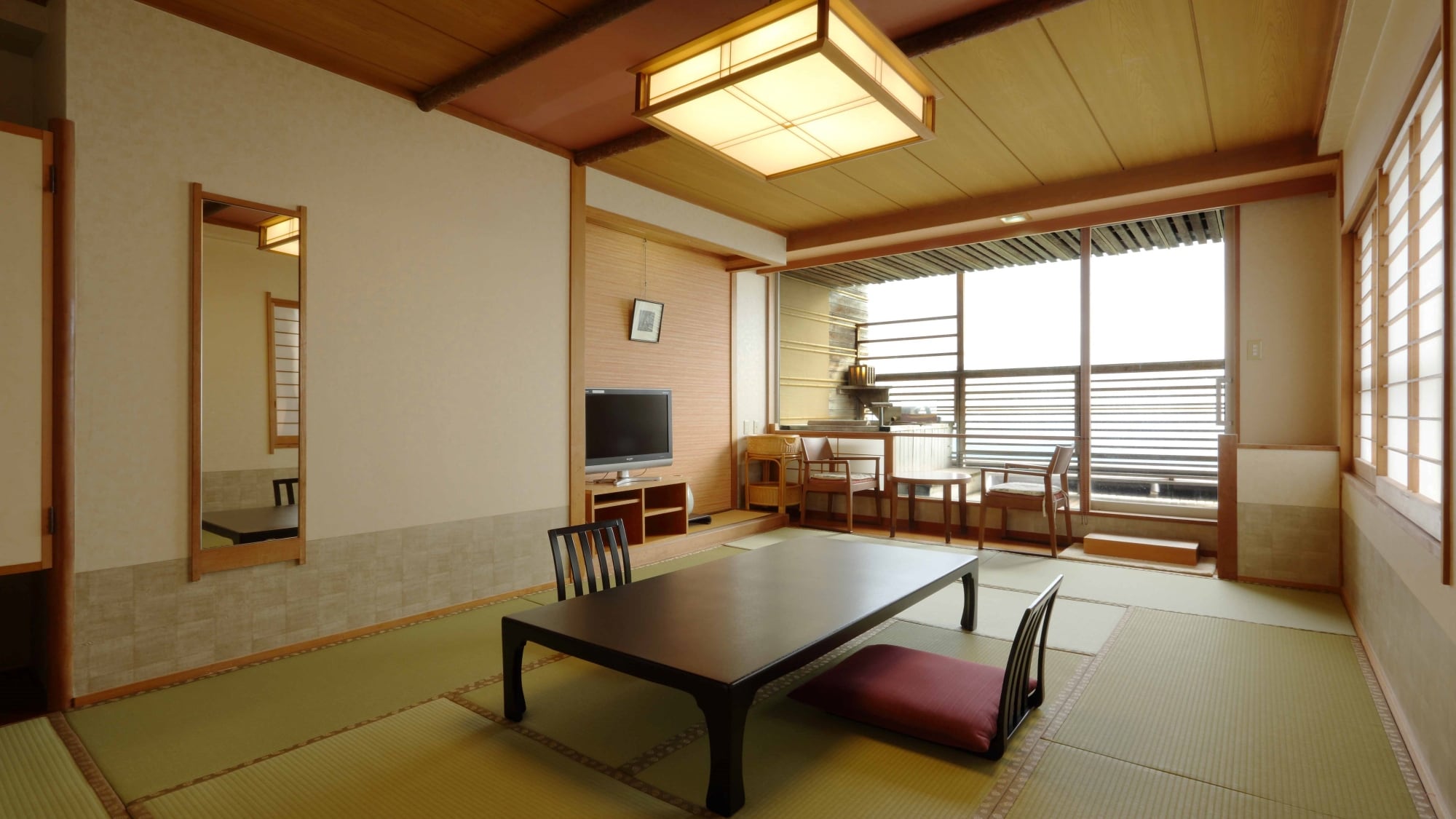 [Guest room with open-air bath (hinoki style)]