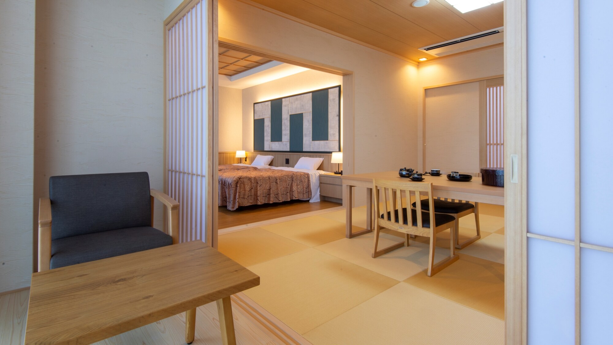 Japanese-Western style room with natural hot spring indoor bath (non-smoking)