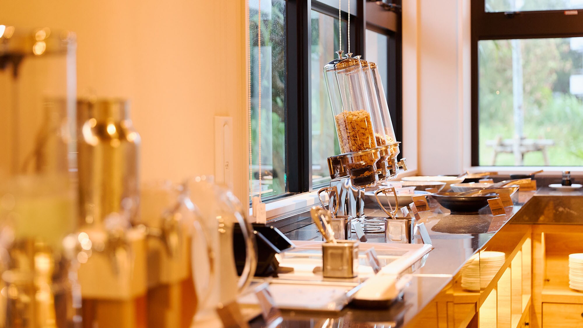 [Breakfast] Spacious restaurant