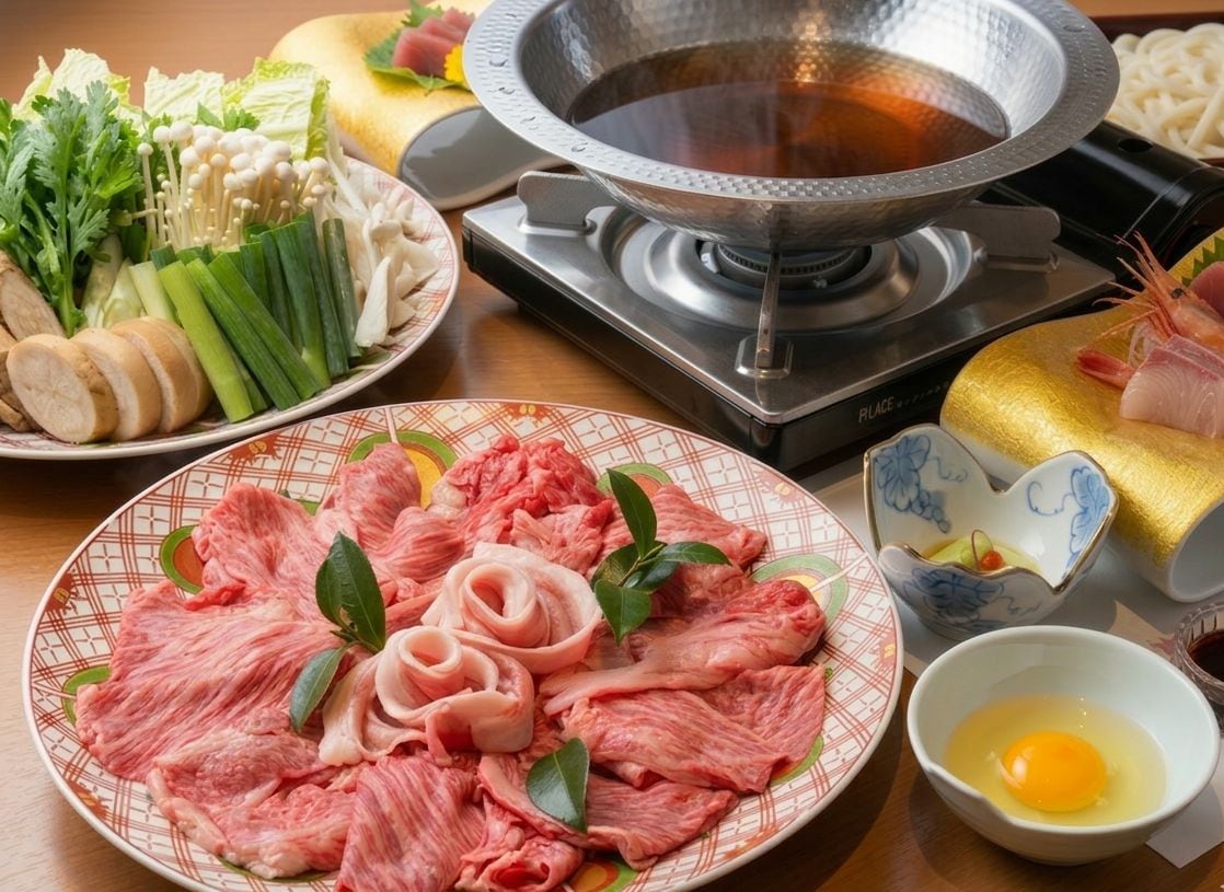 [Japanese Kaiseki Course] Kumano Beef Sukiyaki & Shabu-Shabu Kaiseki Course