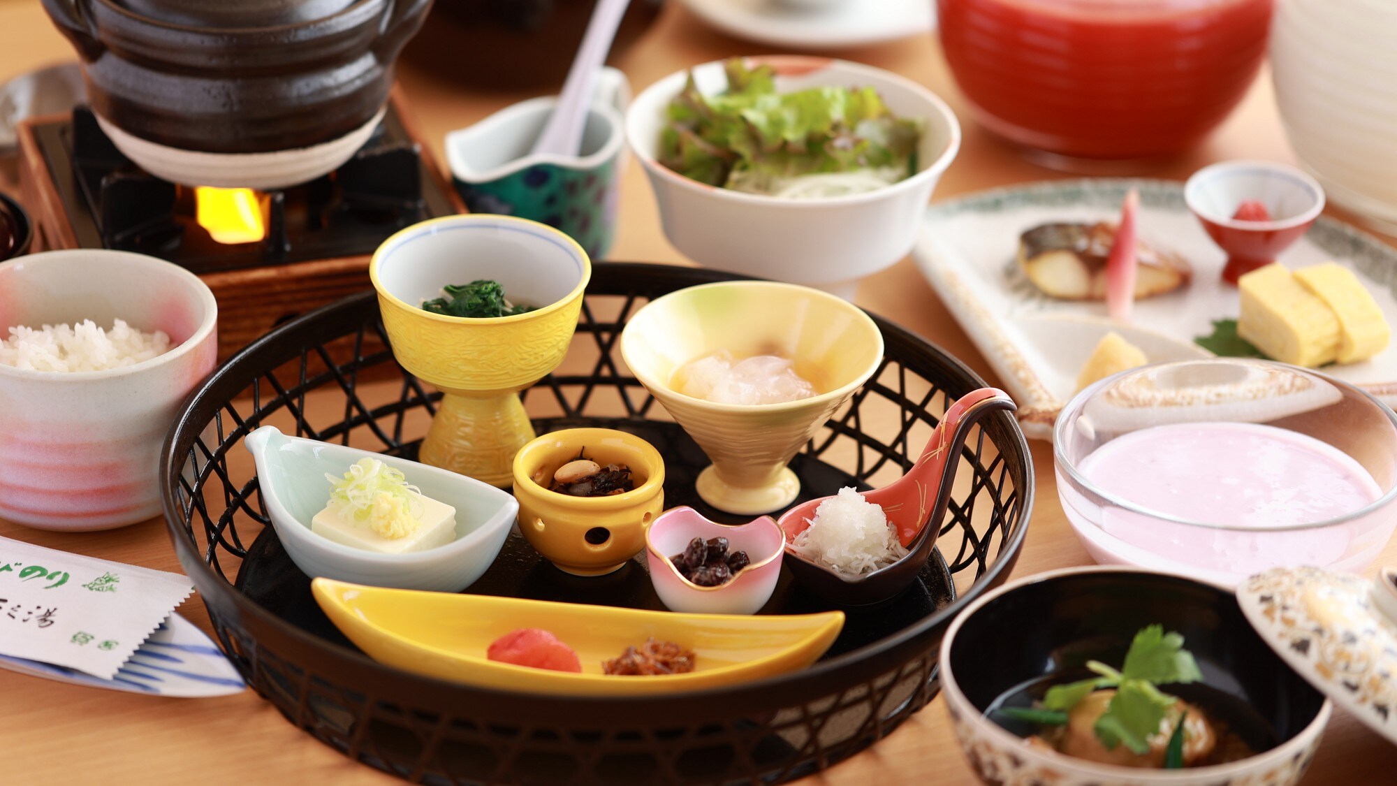 ■ Breakfast example Enjoy the gentle taste that warms your body