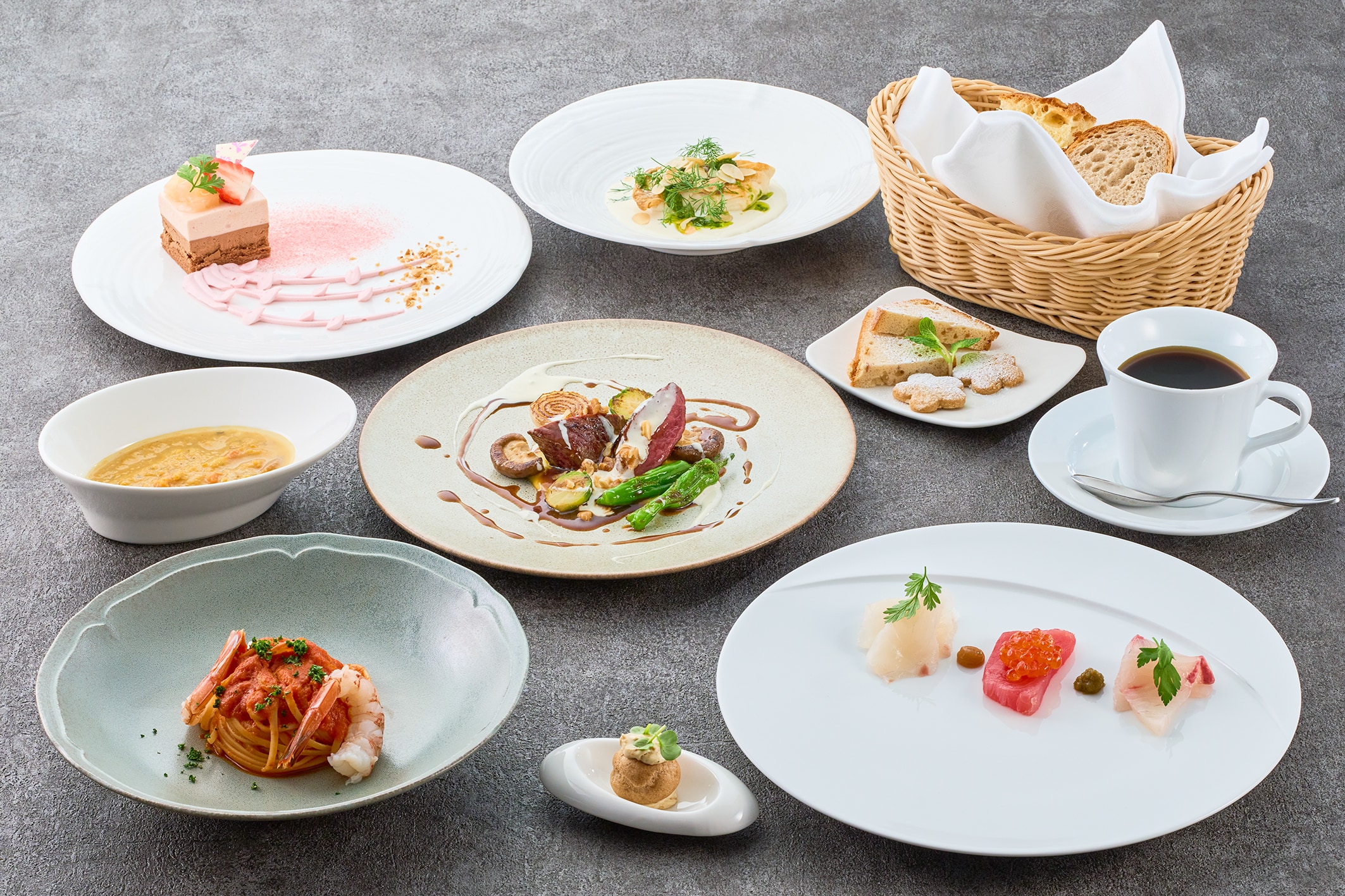 Western food "Standard" course example