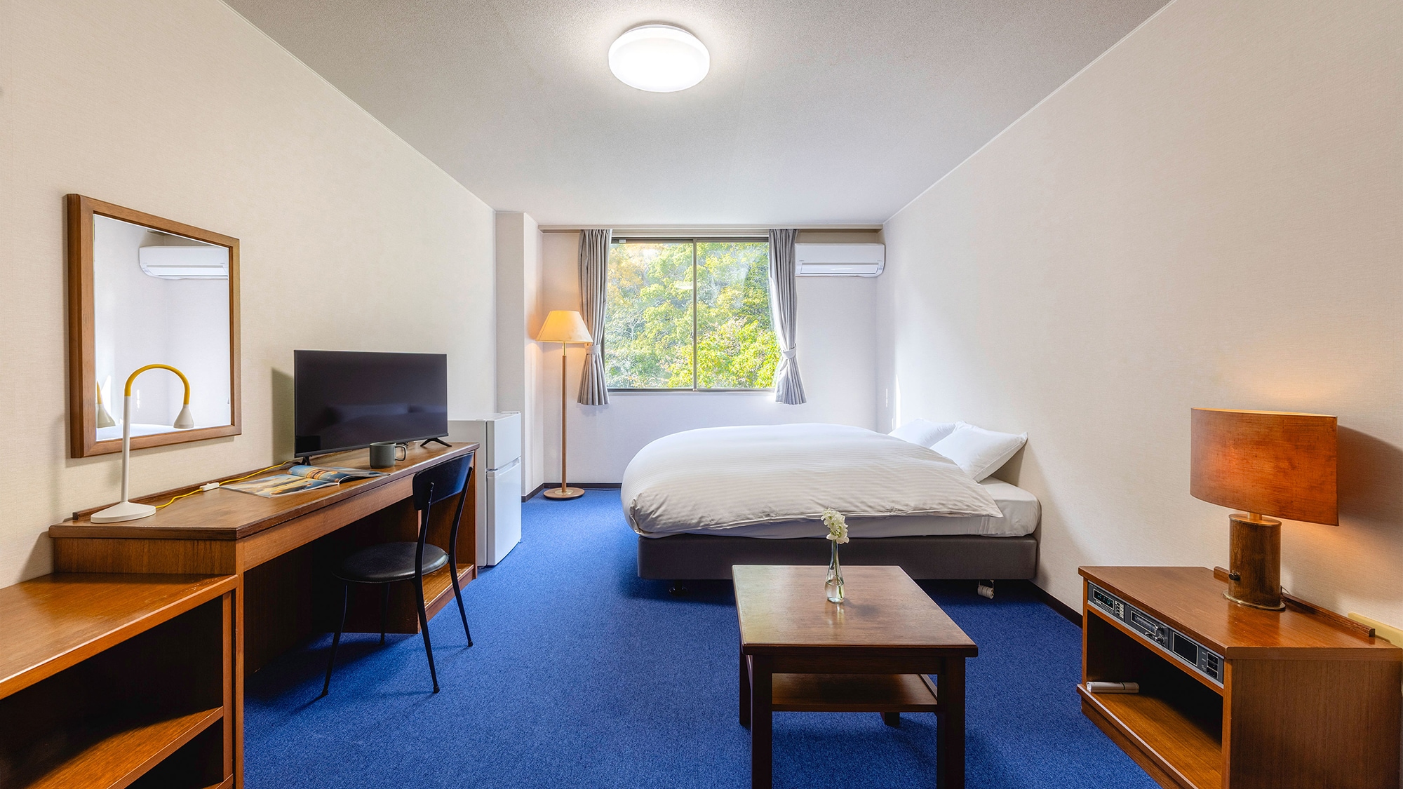 [Standard Double] A spacious and comfortable space of 17 square meters or more