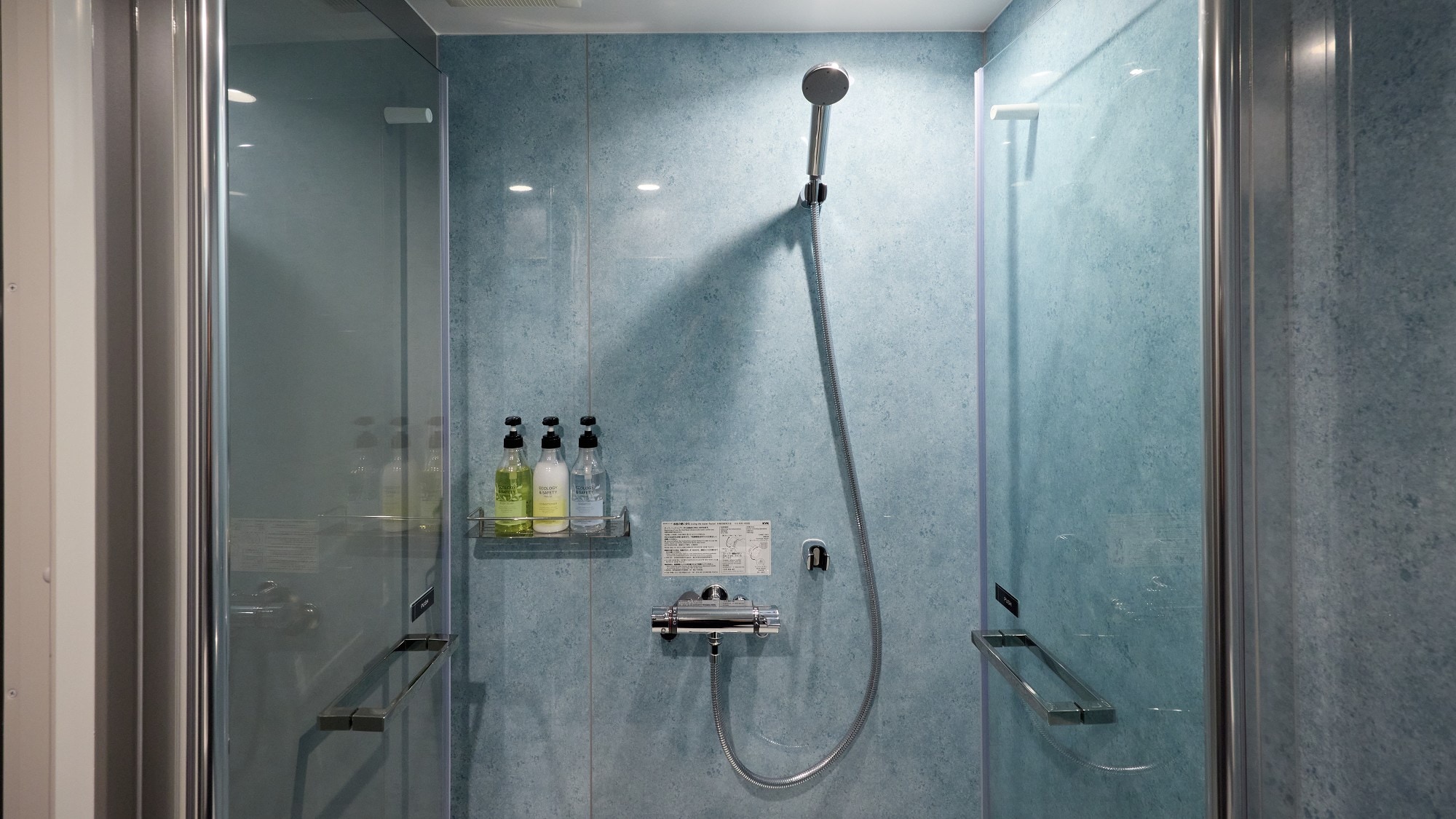 An example of a renovated shower booth