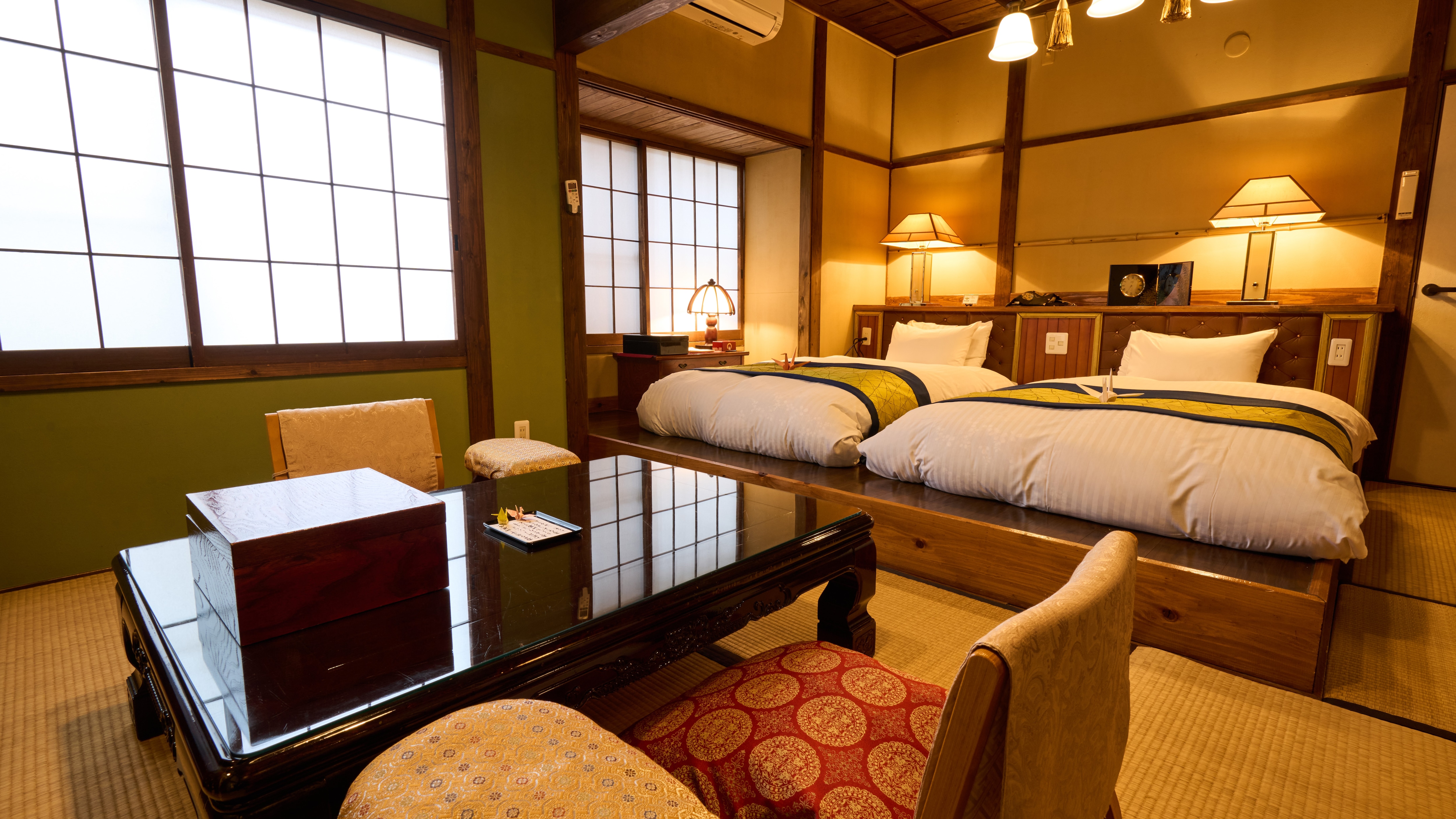 [Main building, Standard] ~ Twin (Japanese-style room) with indoor bath and toilet