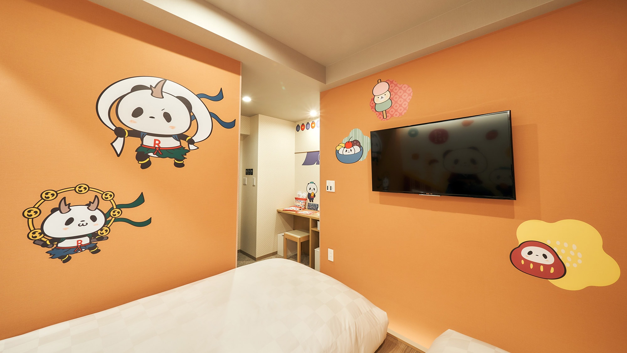 [Shopping Panda Room / Twin B] A slightly larger room of 14 square meters