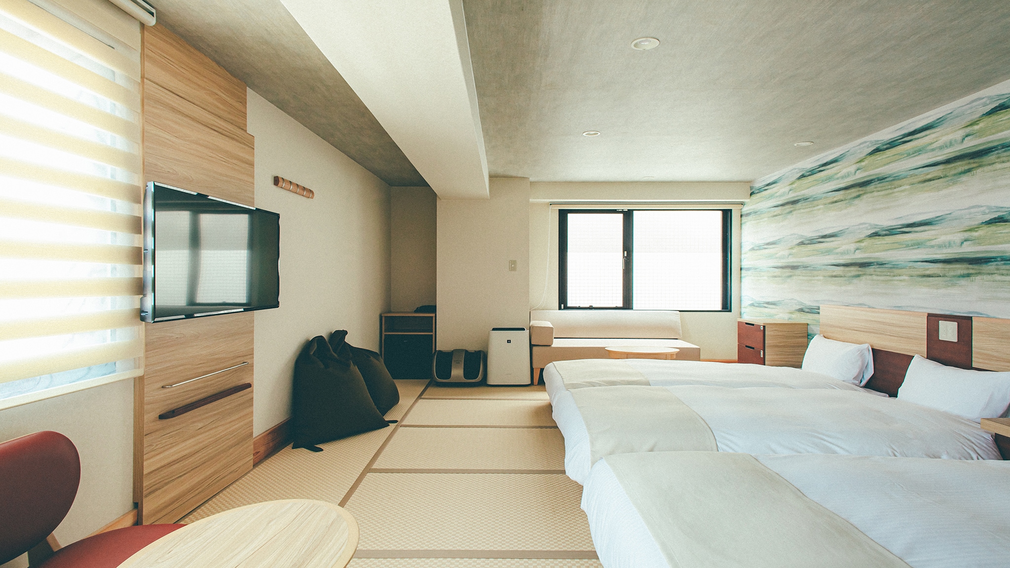 Moderate Triple (Modern Japanese and Western rooms) All rooms are non-smoking
