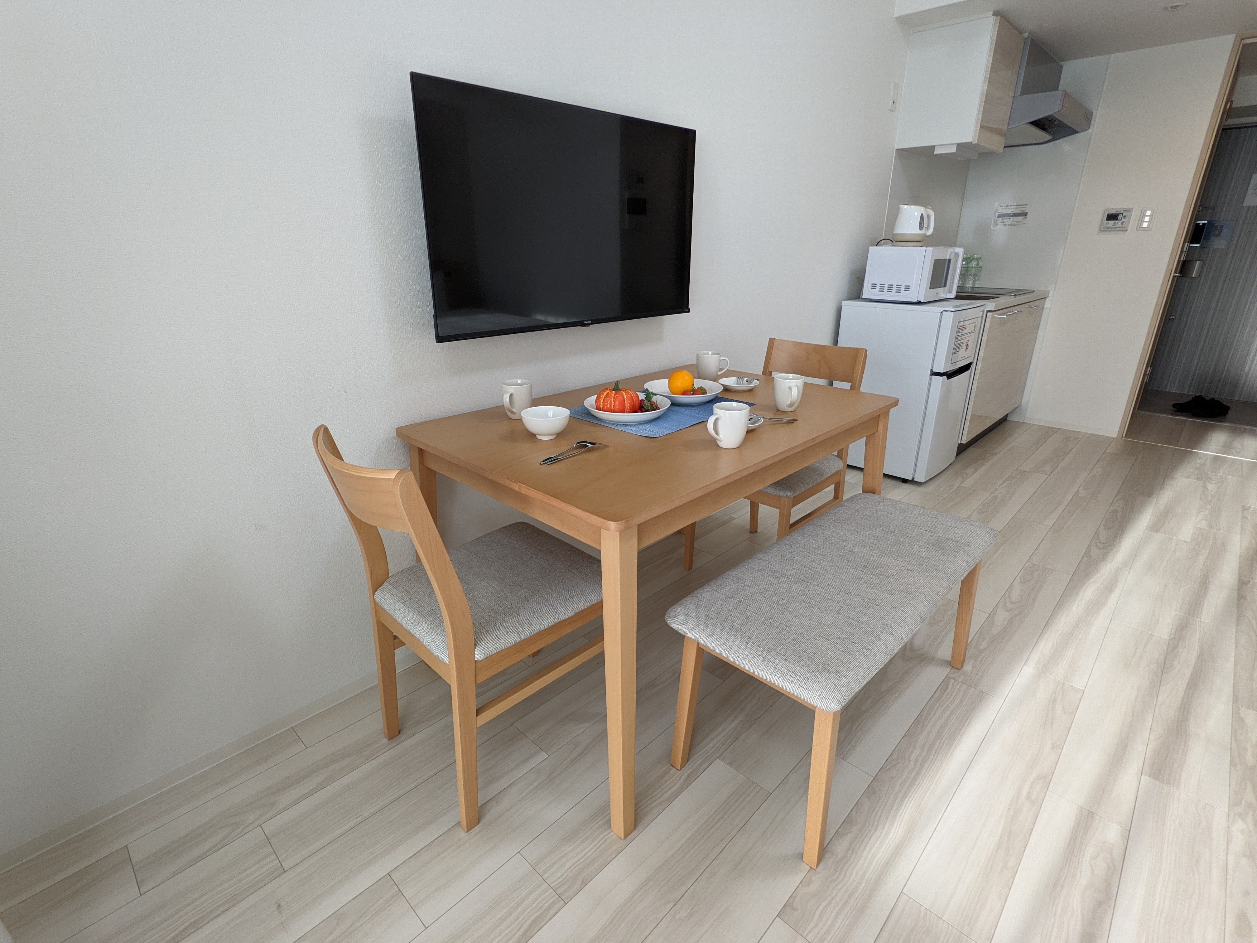 double 3 bedroom table