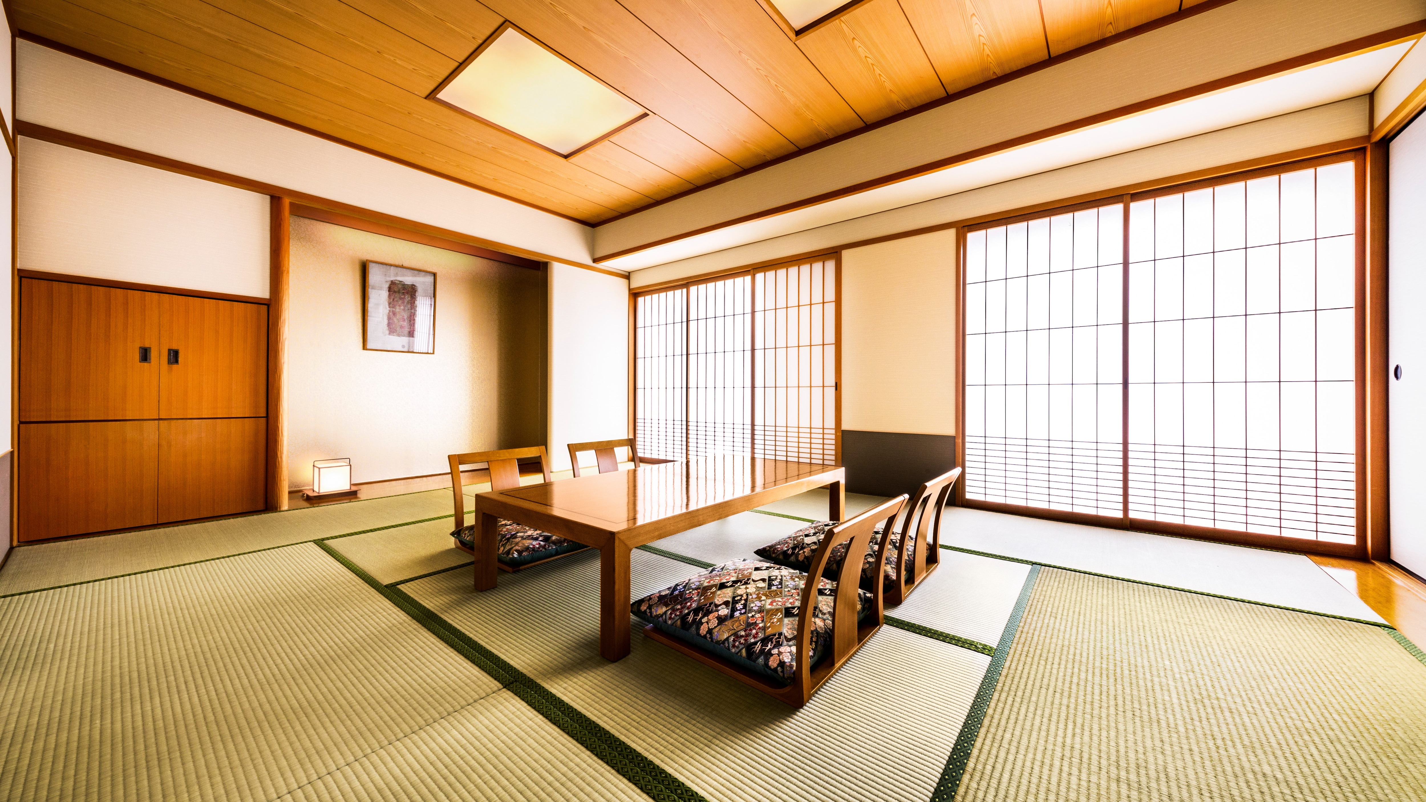 Kamar bergaya Jepang [10 tikar tatami] 4 set futon Jepang