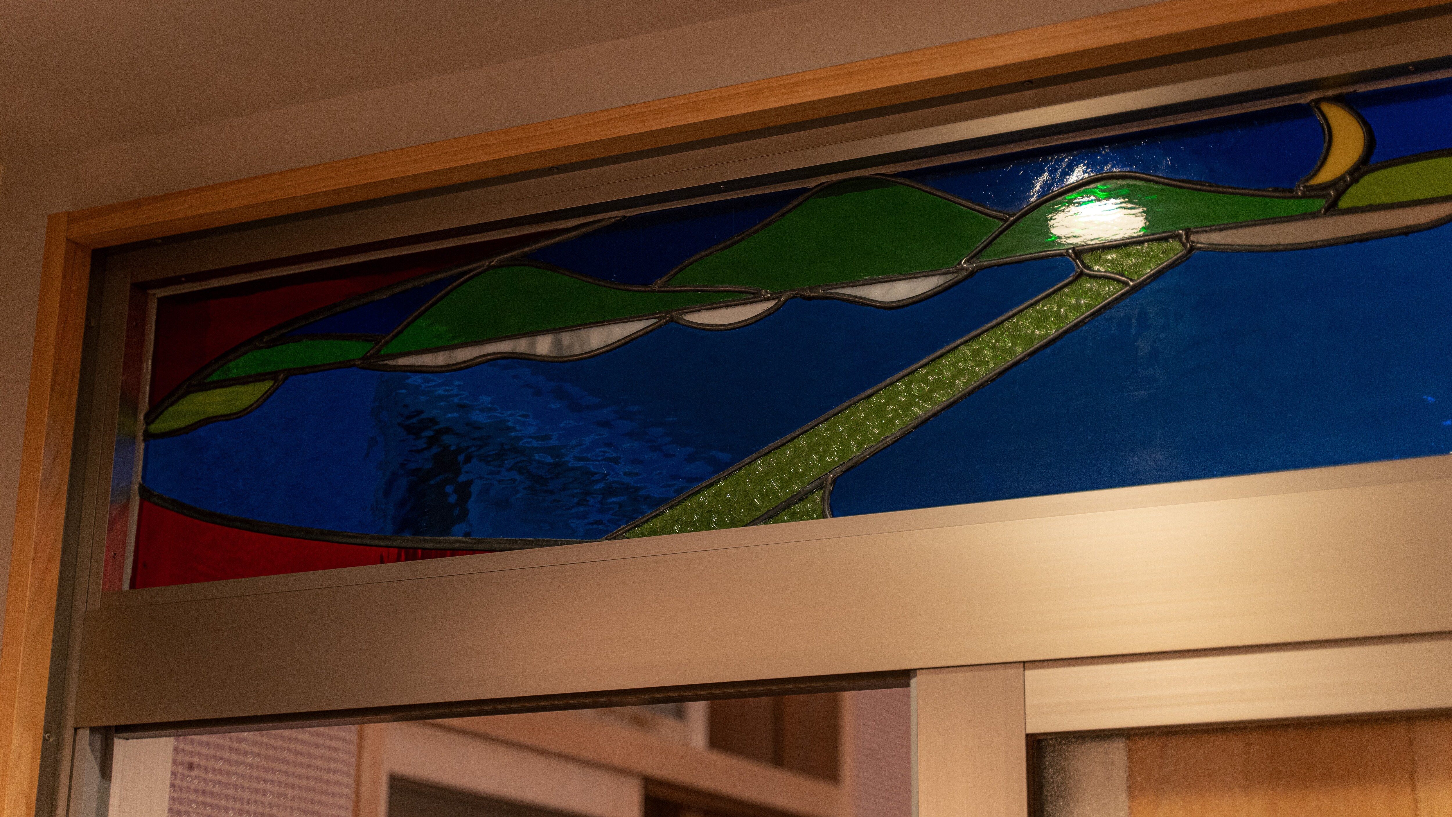 [Amanohashidate Onsen] Retro stained glass