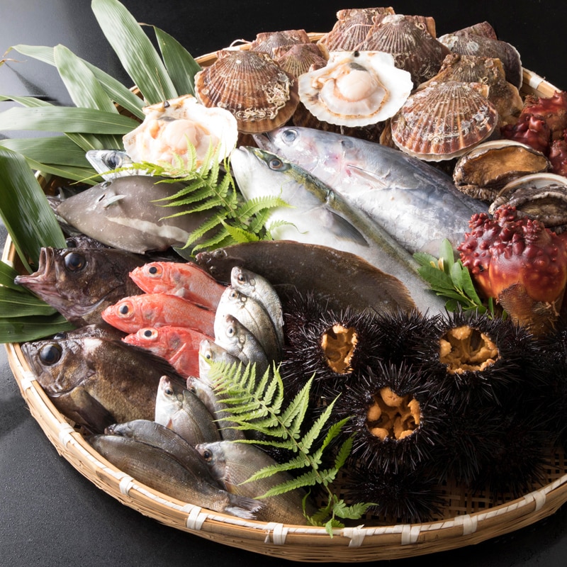 An abundance of Sanriku seafood♪