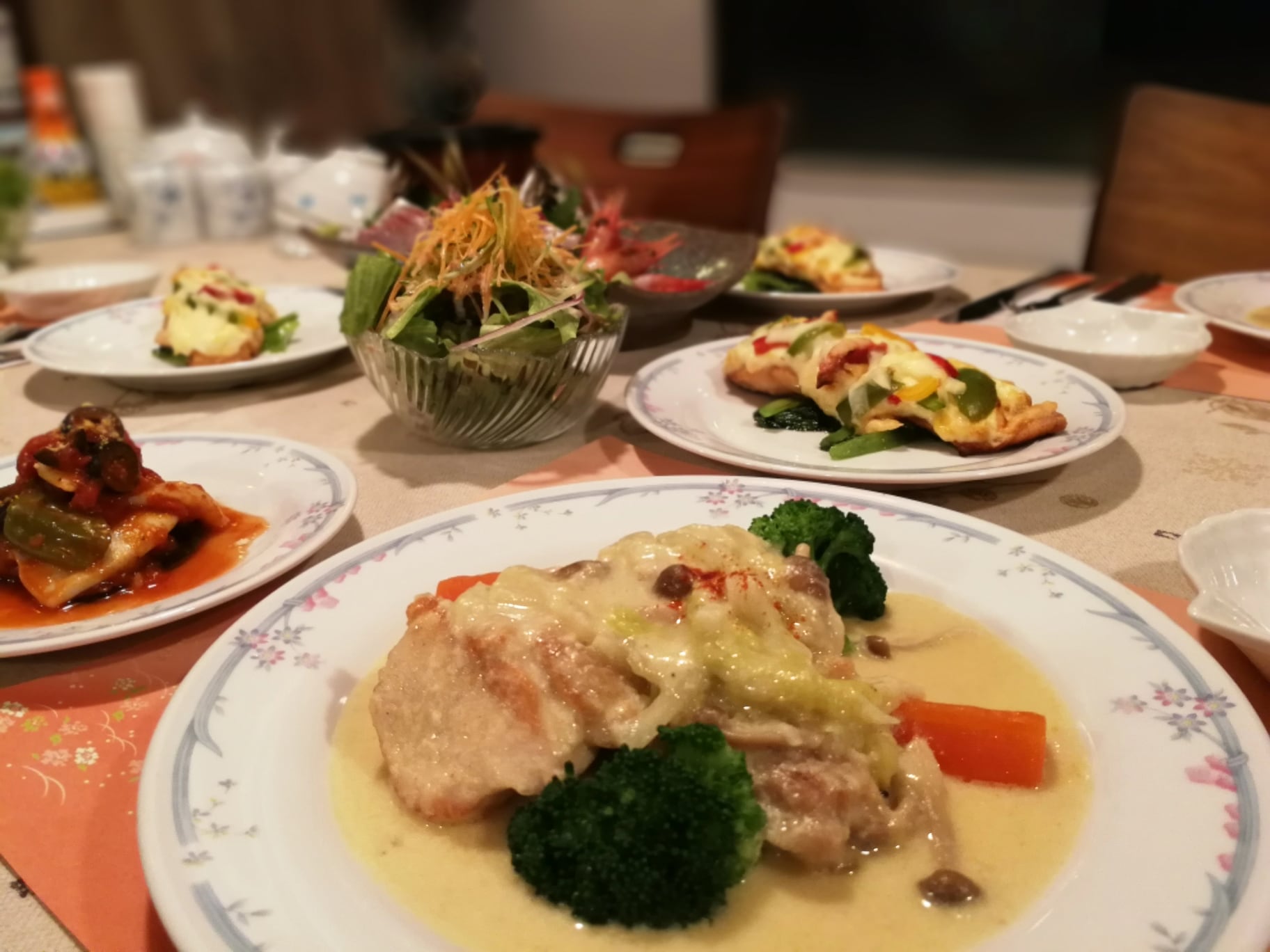 It ’s dinner one day.
