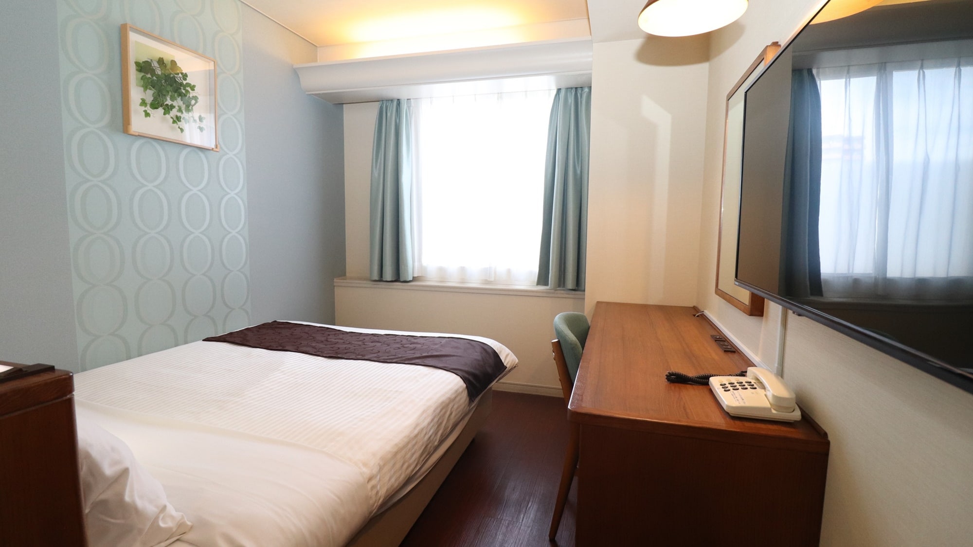 *【Superior Room (Double)】Comfortable double size with a bed width of 140cm