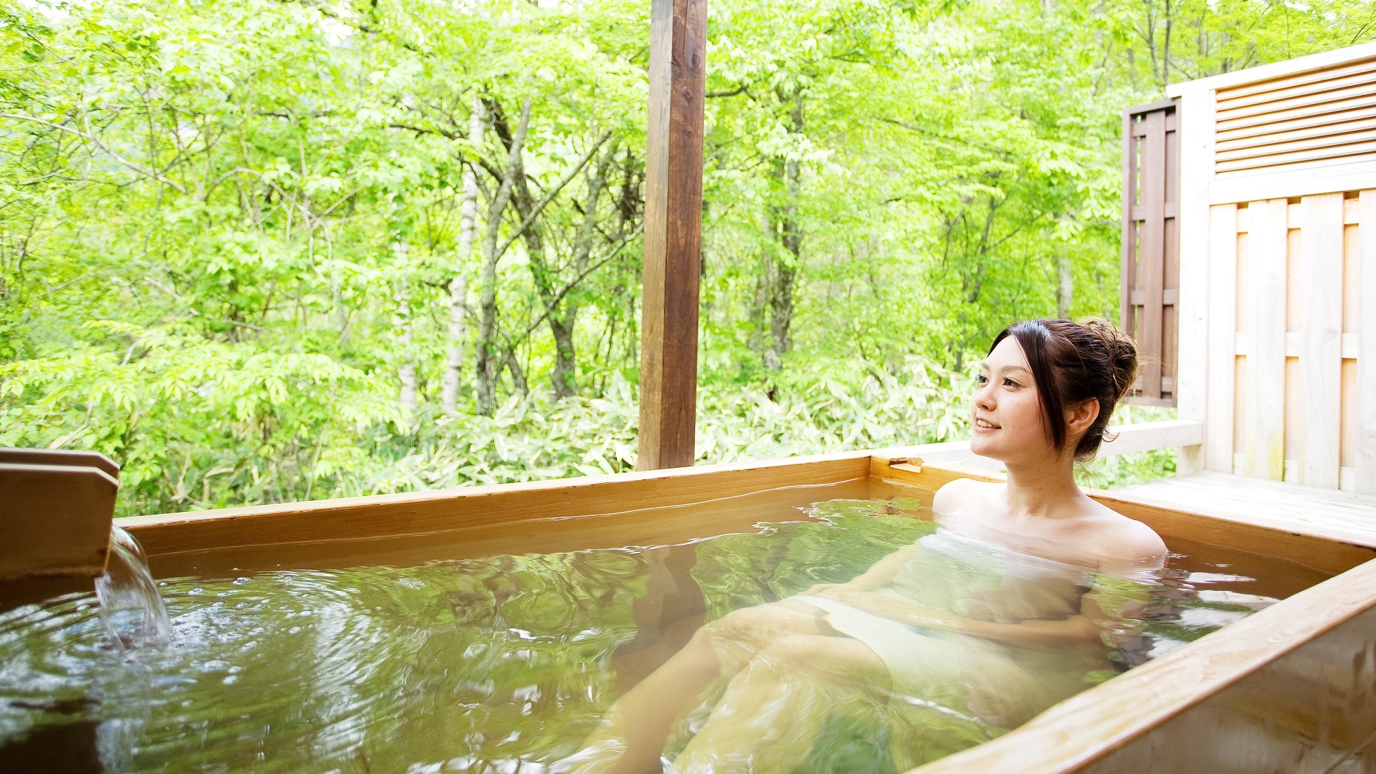 [Room with open-air bath: Extract of Himekomatsu]