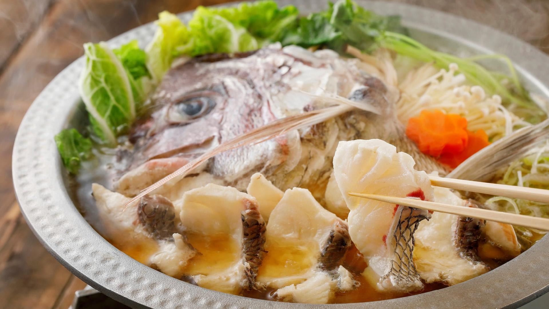 淡路天然紅鯛魚壽喜鍋