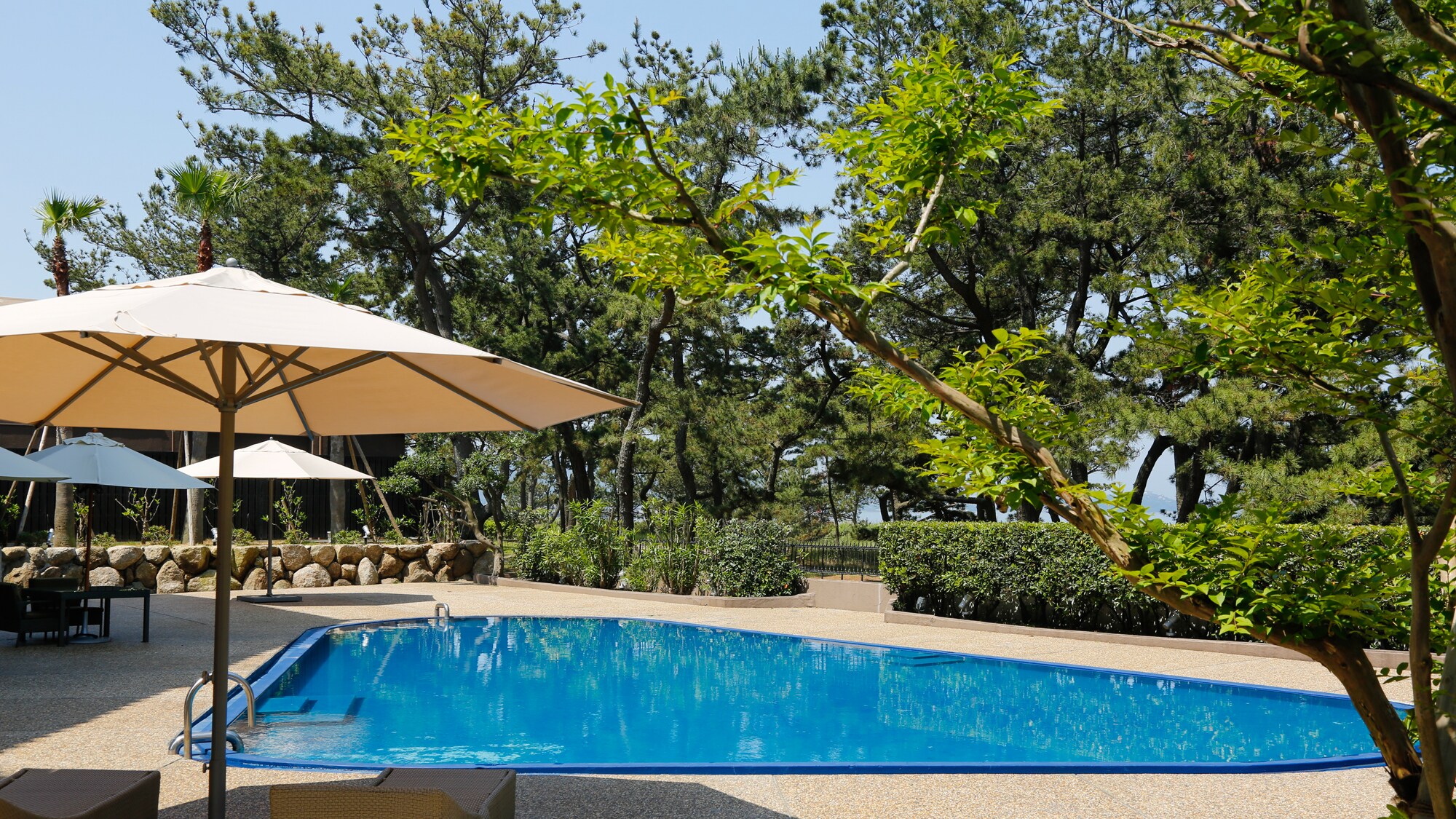 [Outdoor pool available only during summer season]