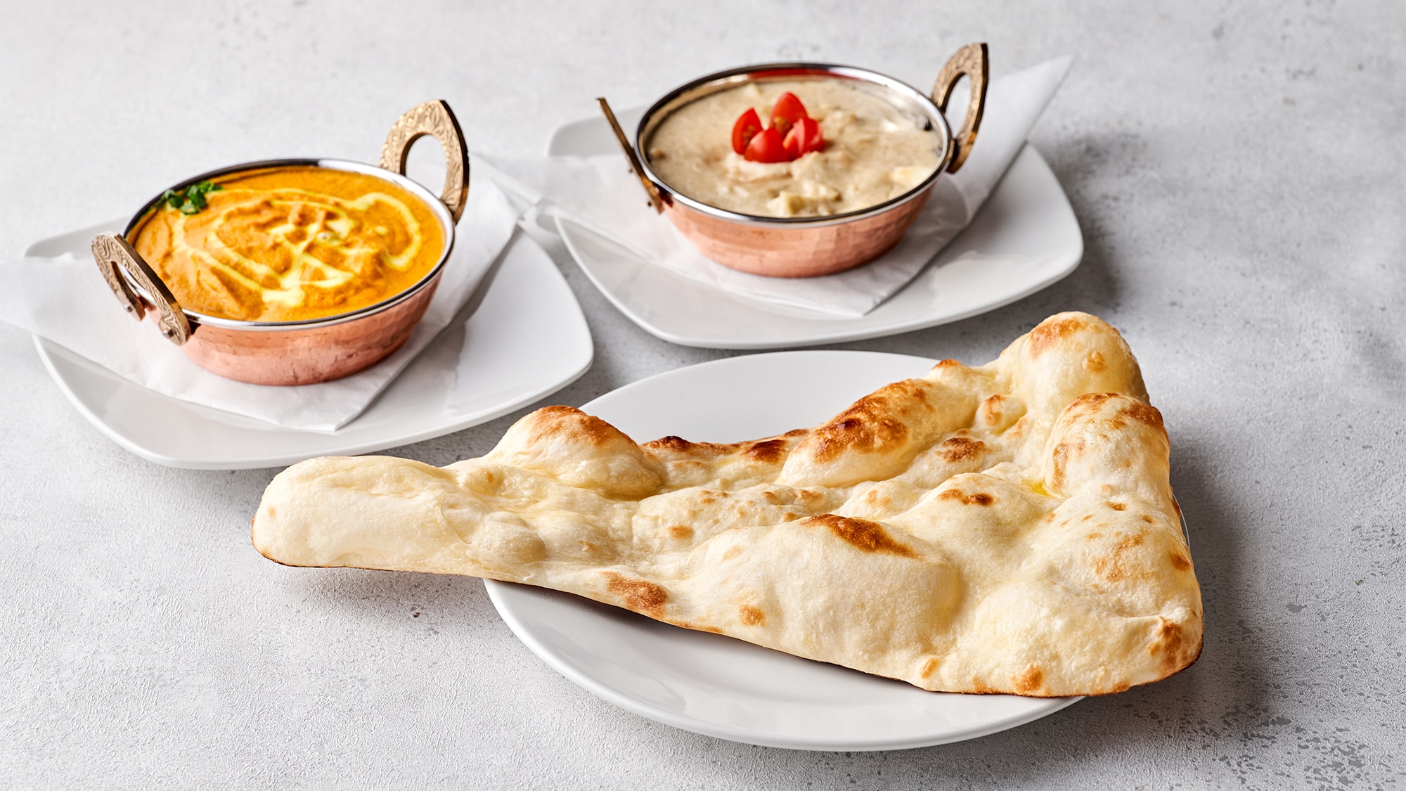 [อาหารเช้า] อิ่มมาก! นานเบาและทานง่าย ส่วนแกงกะหรี่รสชาติอ่อนๆ